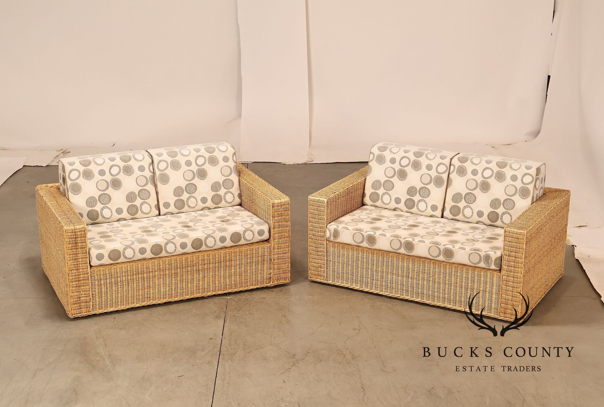 Pair of Gunther Lambert Patio Loveseats