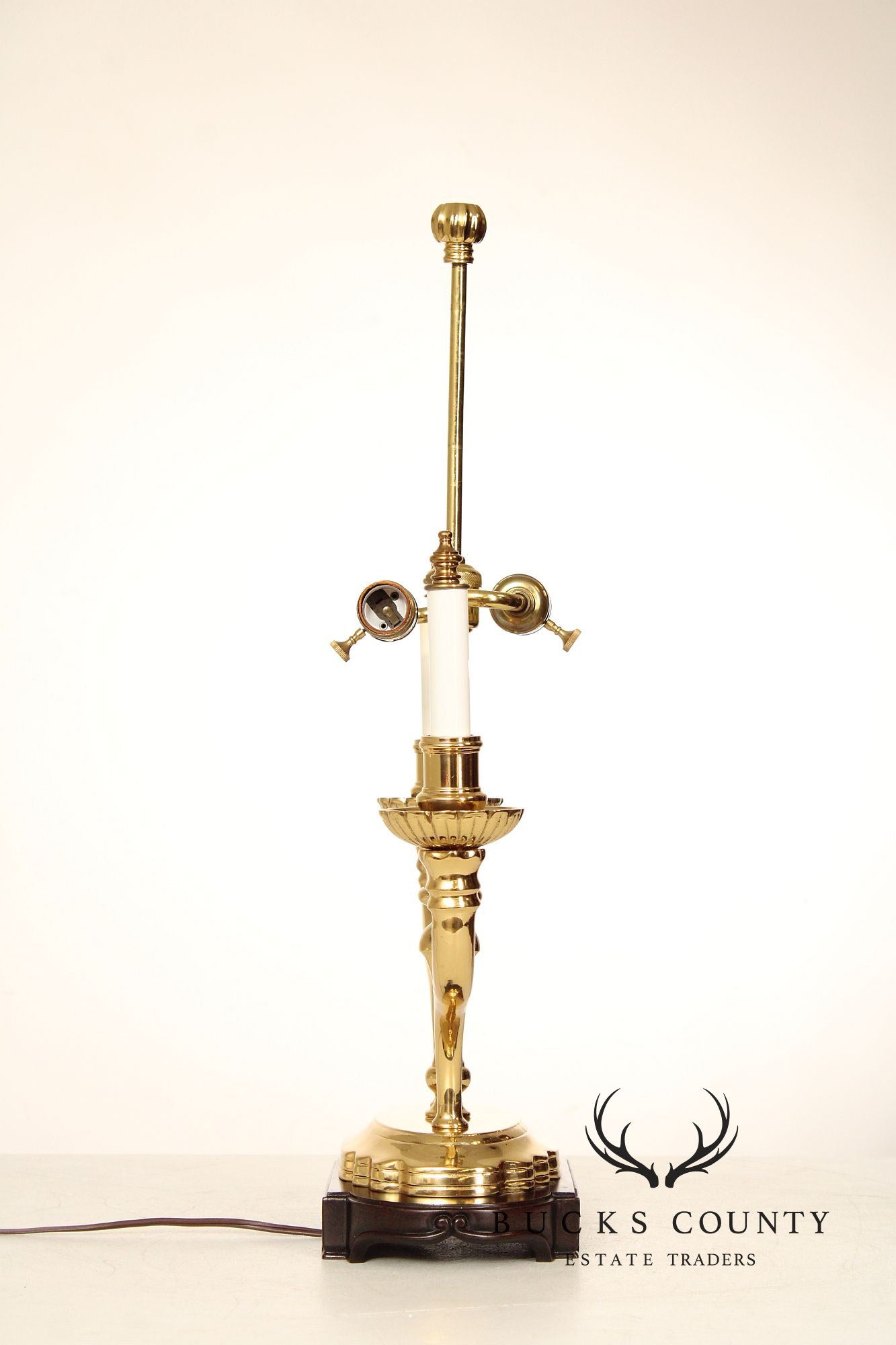 Kaiser Kuhn Brass Bouillotte Table Lamp