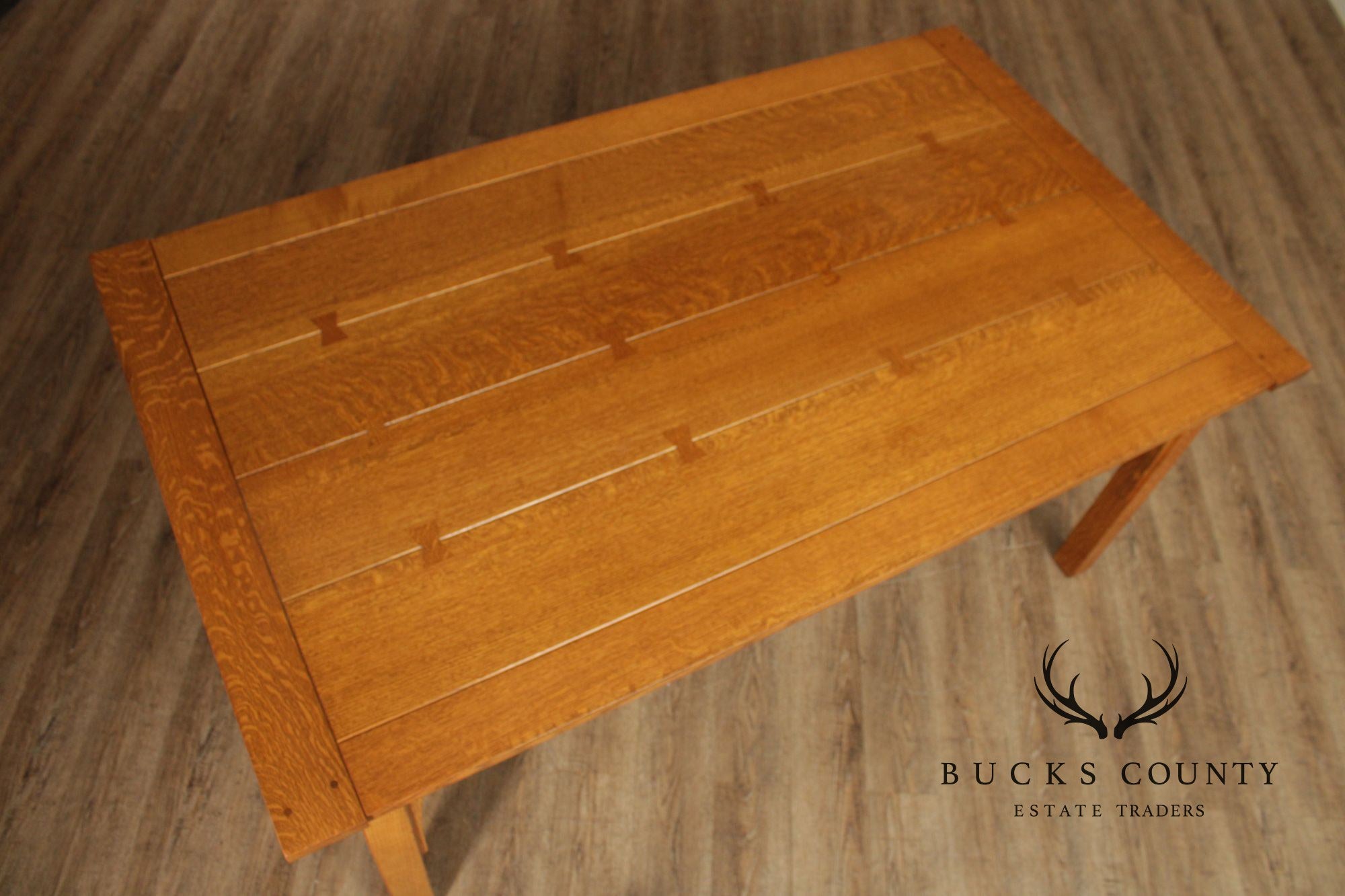 Stickley Mission Collection Oak Extendable Dining Table