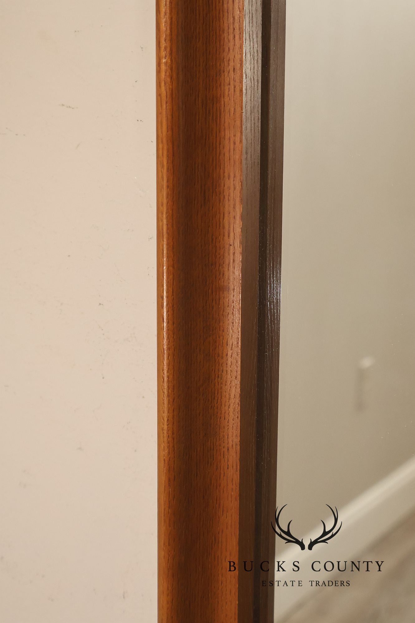 Danish Modern Vintage Teak Wall Mirror