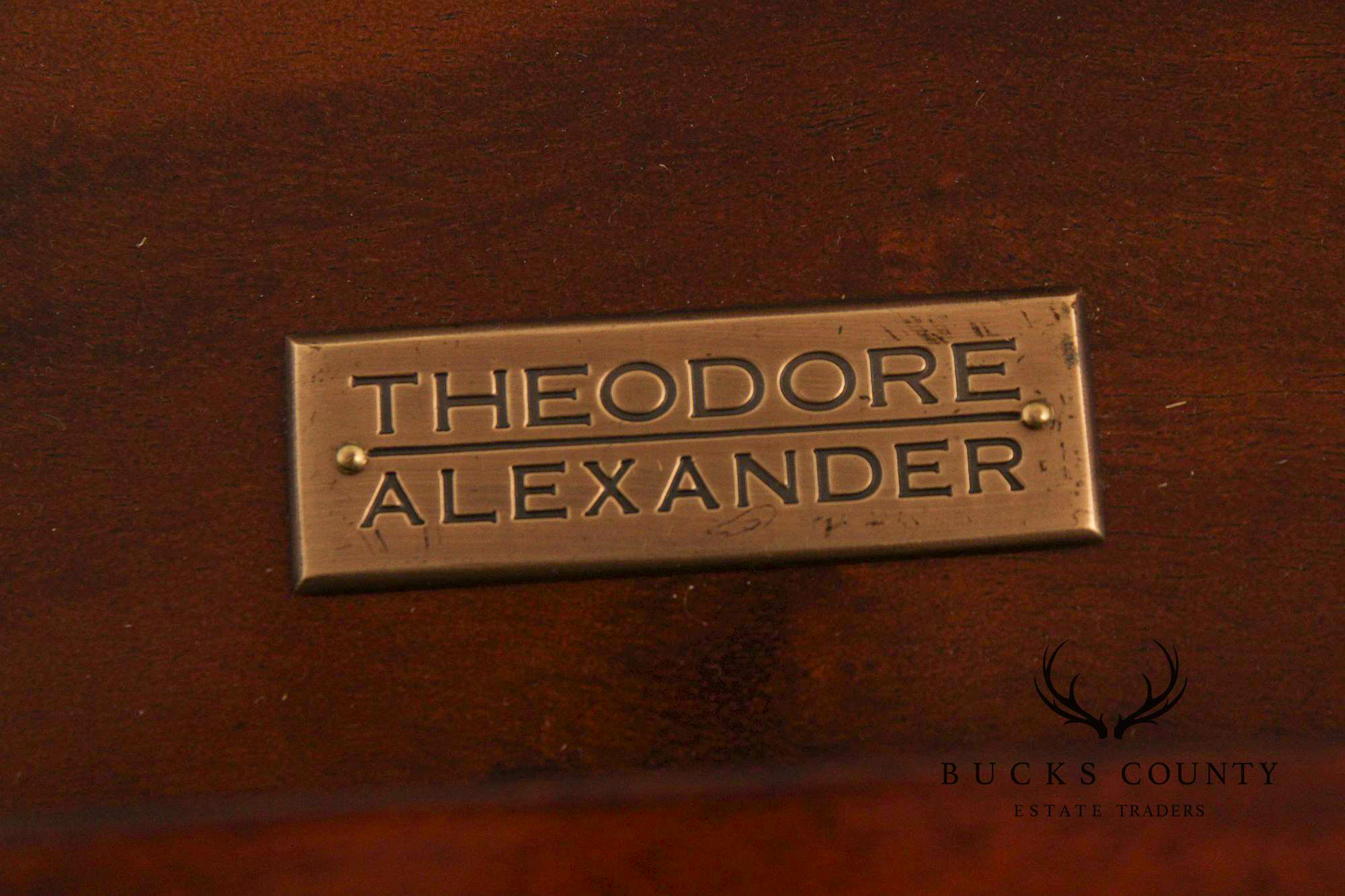 Theodore Alexander 'Classical Gathering' Mahogany Coffee Table