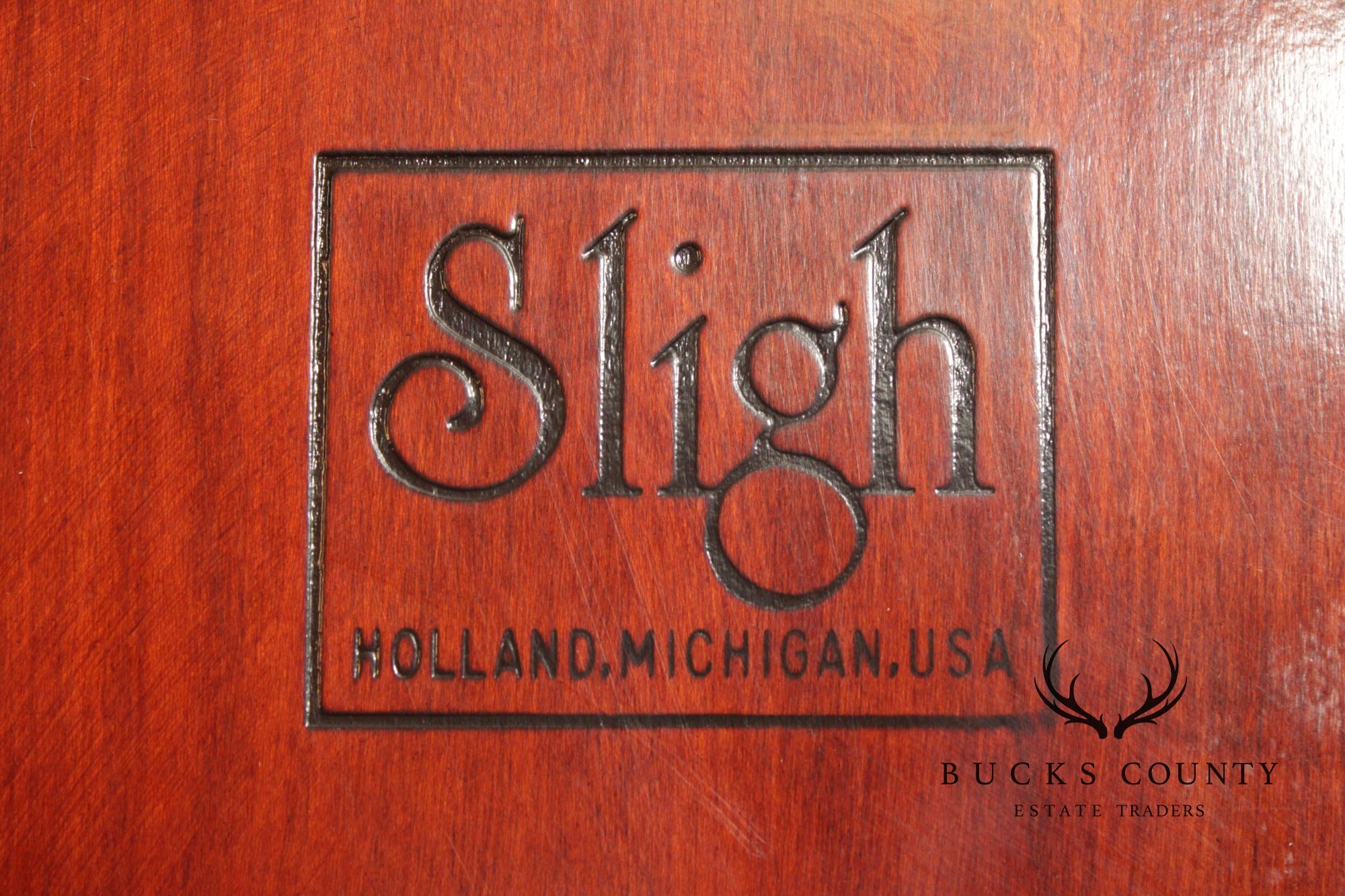 Sligh Mahogany Millennium Limited Edition Grandfather Clock With Corinthian Columns