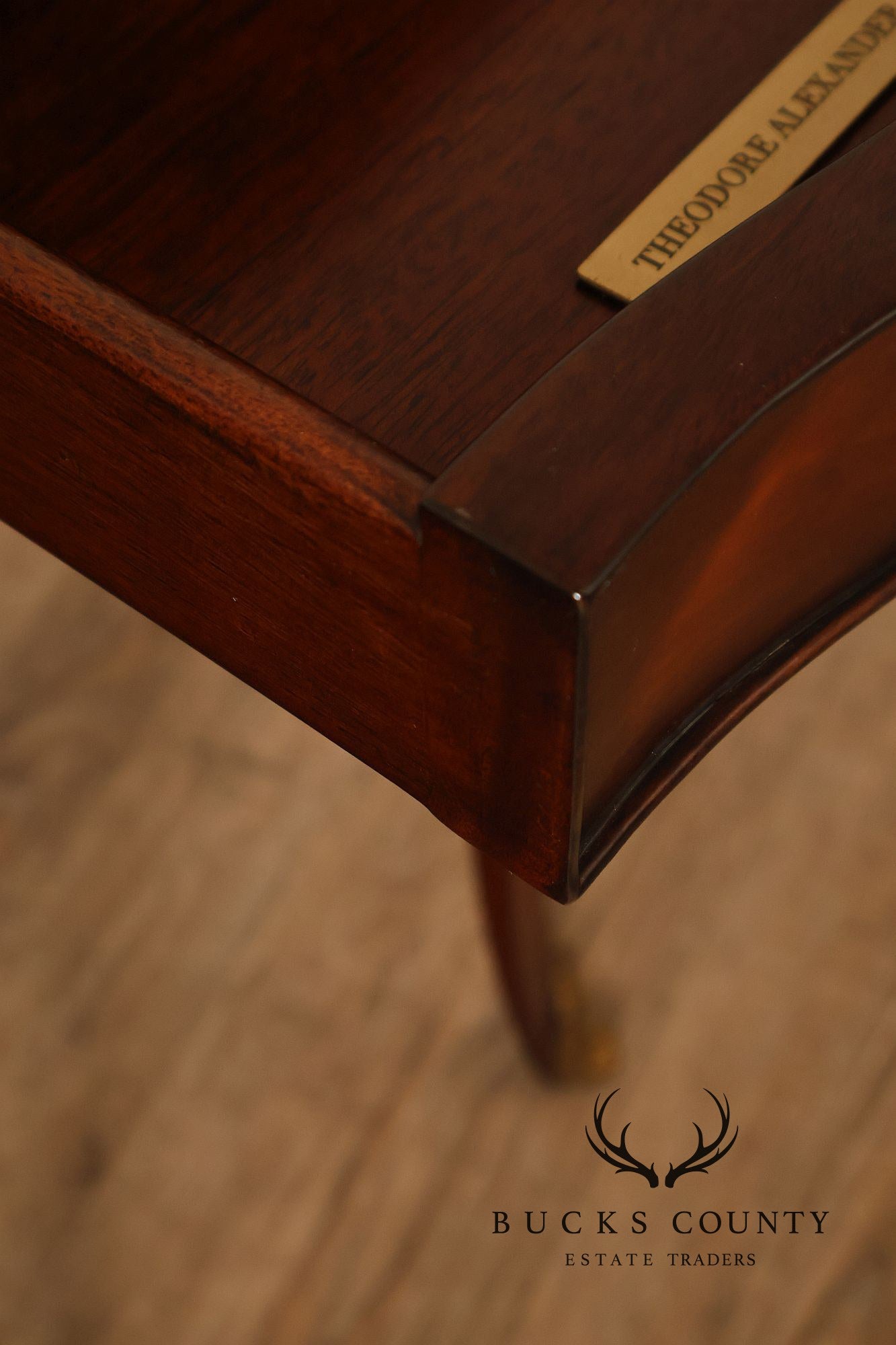 Theodore Alexander 18th Century Style Mahogany Lamp Table