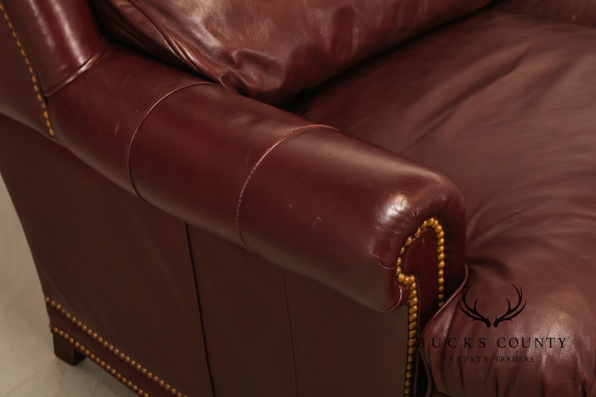 Hancock & Moore Austin High Back Leather Sofa