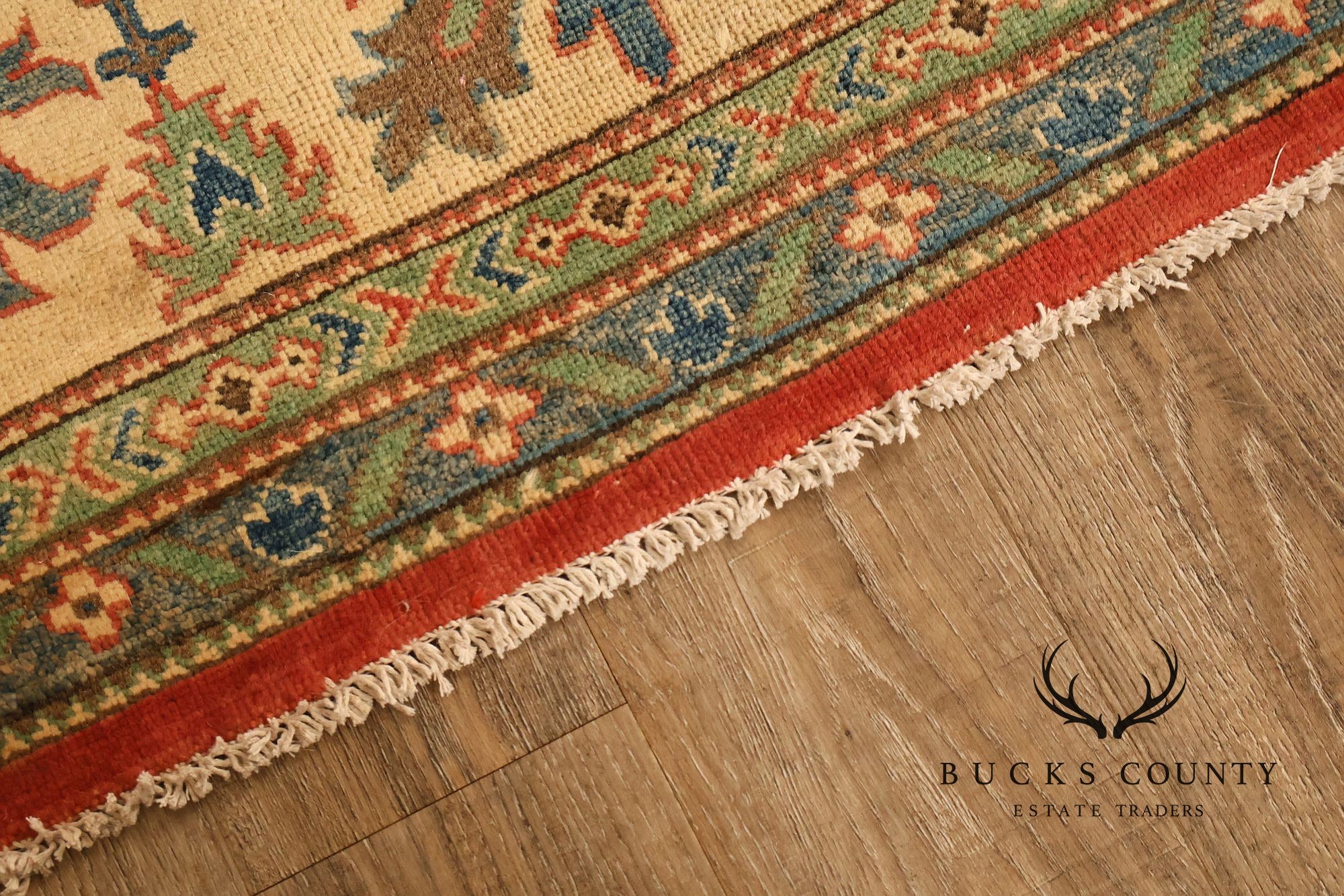 Afghan Gazni Style Wool Area Rug 7'11" x 9'3"