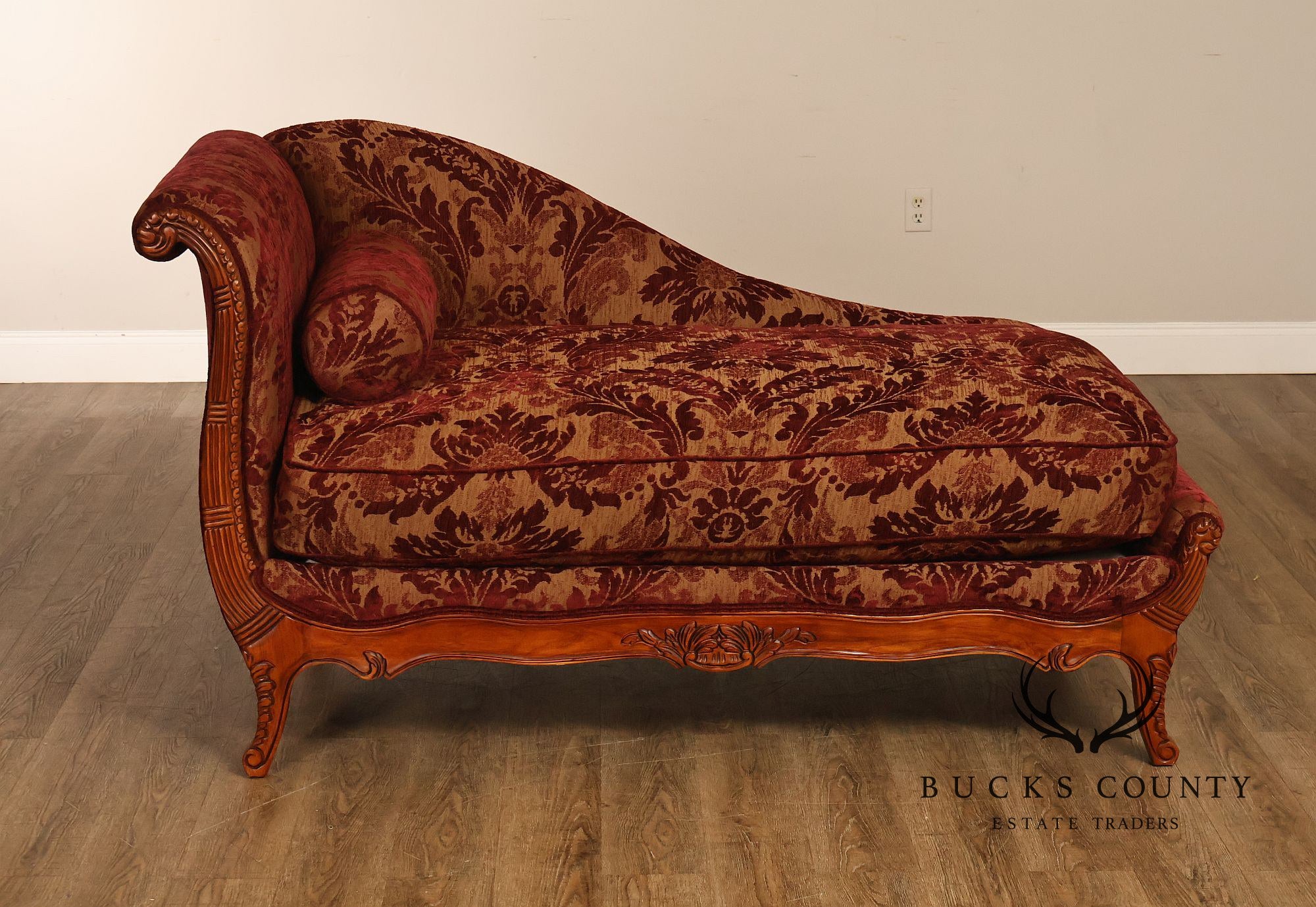 Drexel Heritage Rococo Style Chaise Lounge