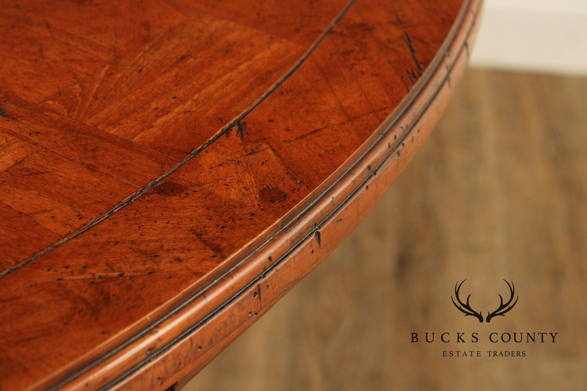 Guy Chaddock Expandable Round Pedestal Dining Table