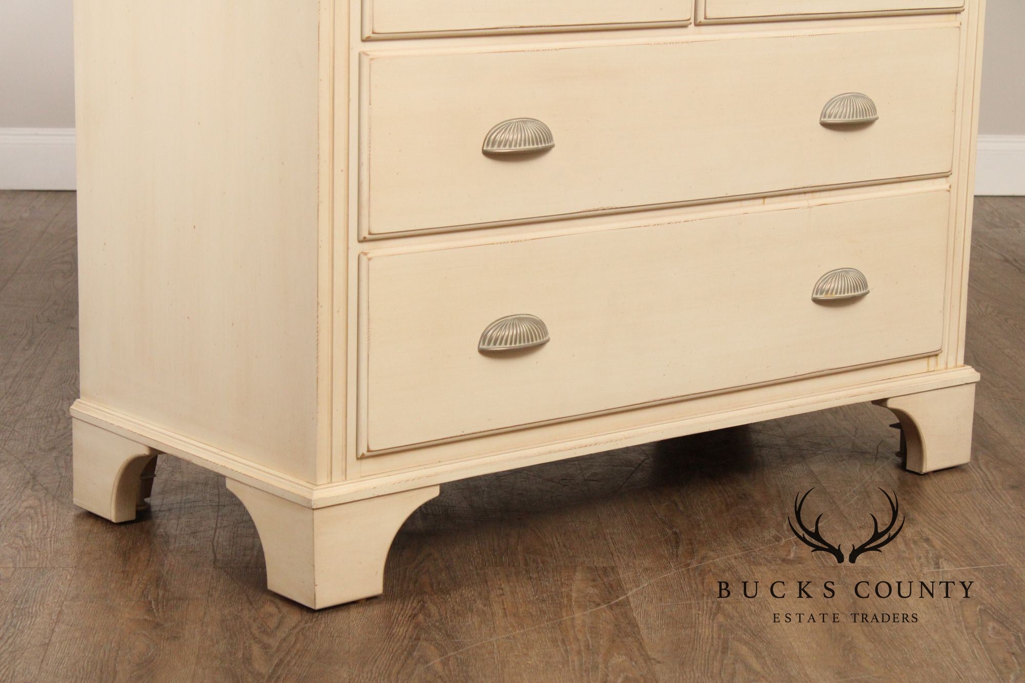 Ethan Allen Swedish Home Collection Painted Armoire Cabinet