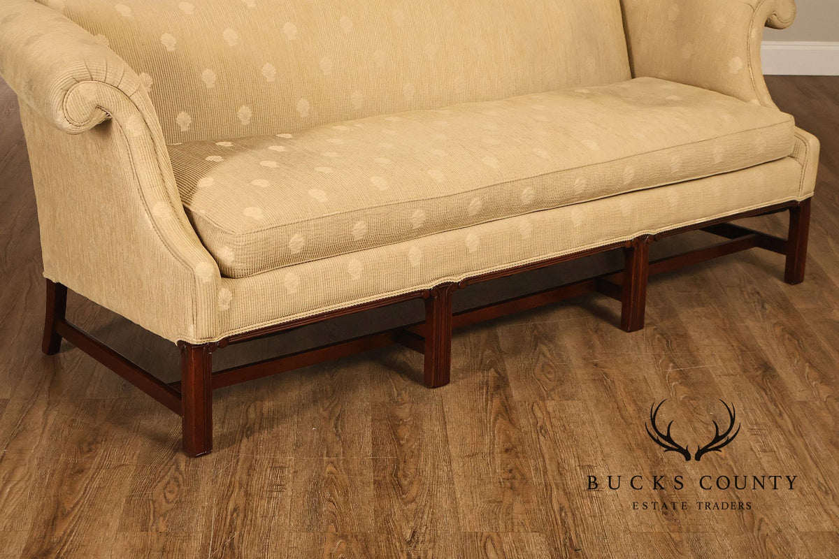 Chippendale Style Mahogany Frame Sofa