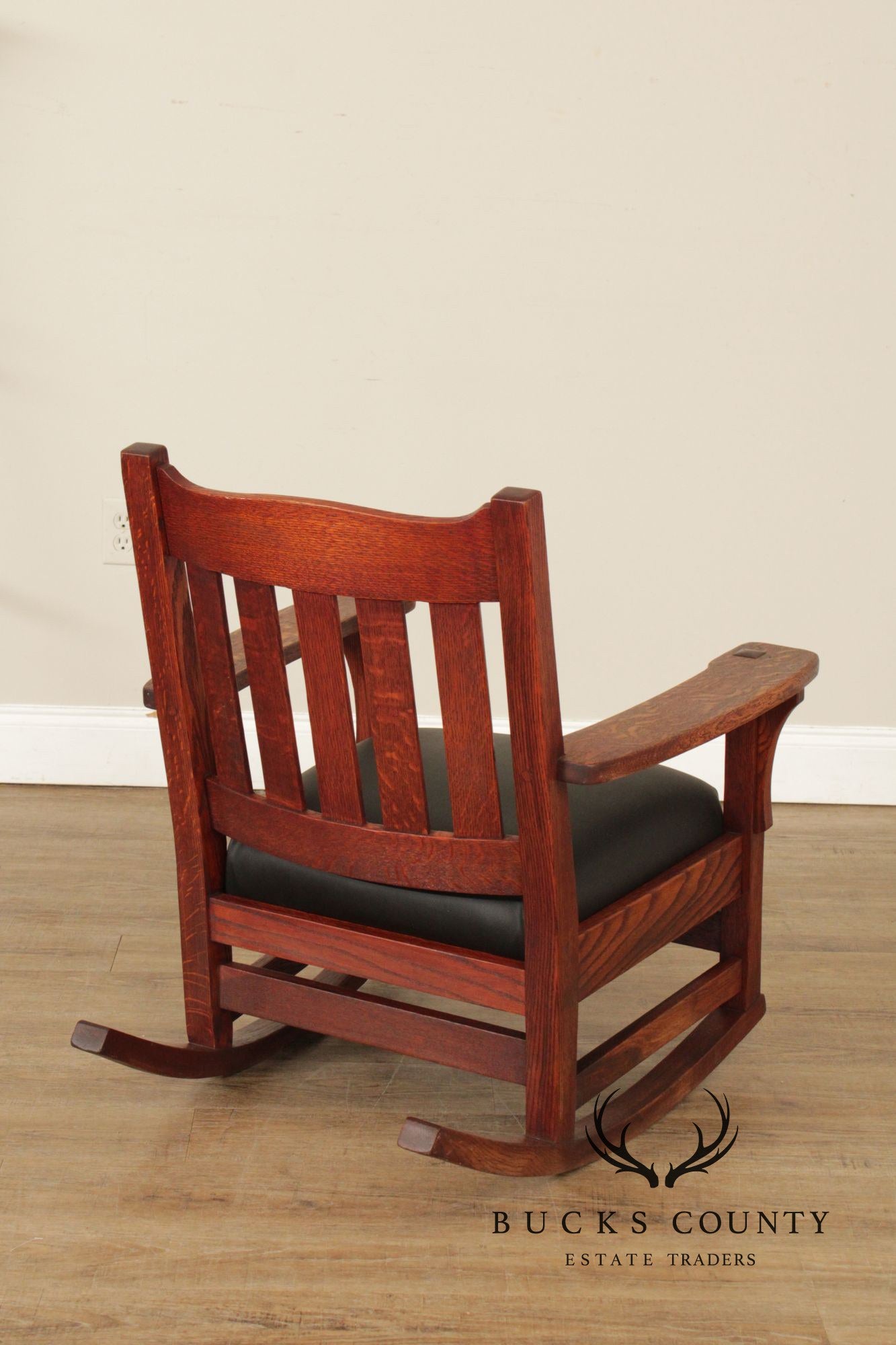 Mission Style Antique Oak Rocking Chair
