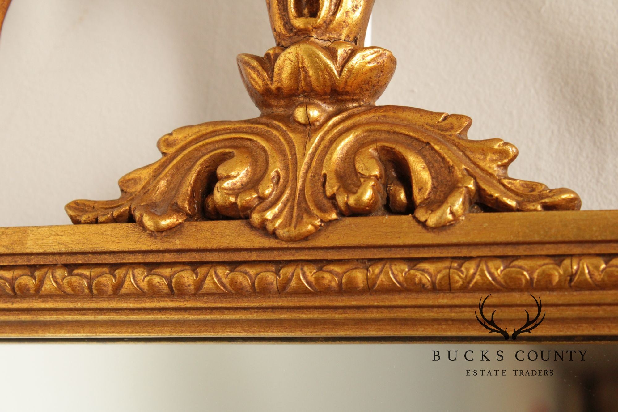 Adam Style Giltwood Wall Mirror