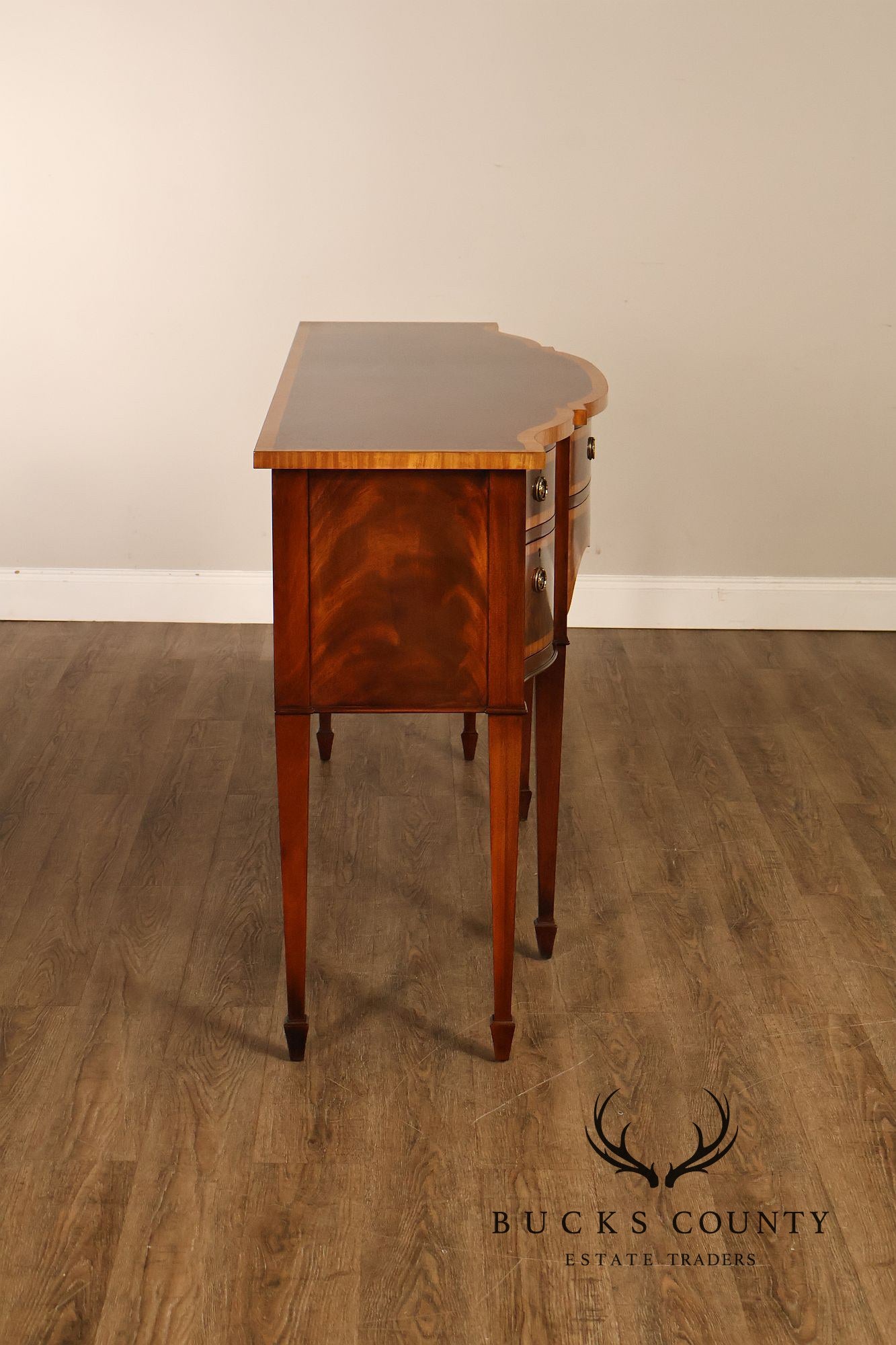 Karges Federal Style Inlaid Mahogany Sideboard