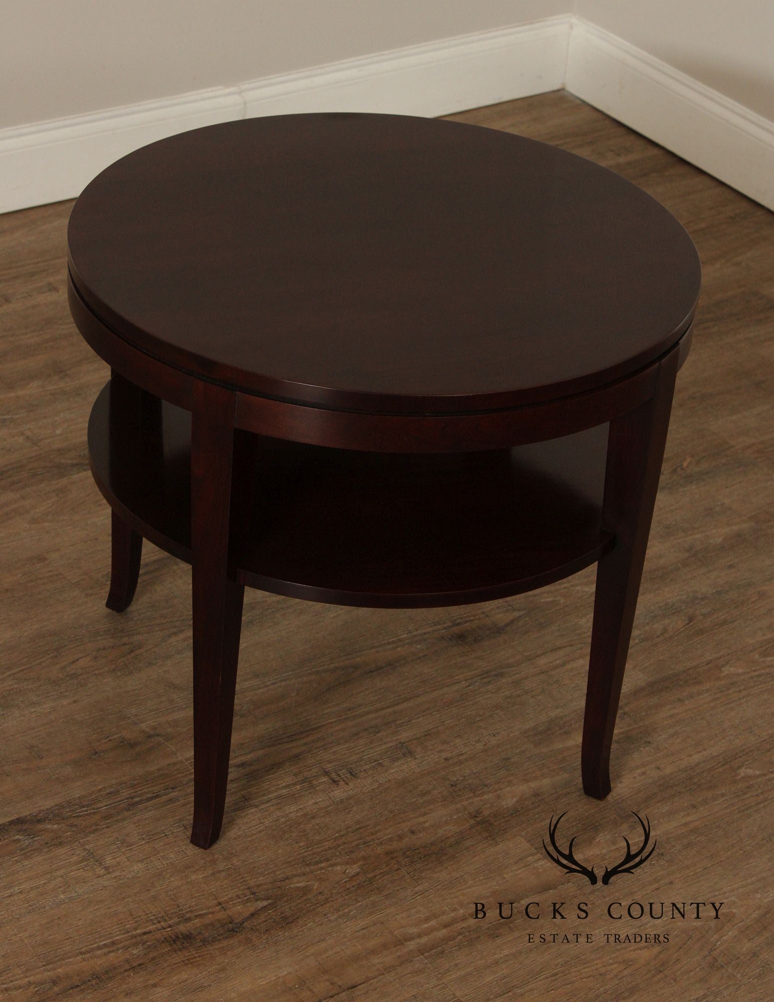 Stickley Metropolitan Collection Round Cherry Lamp Table
