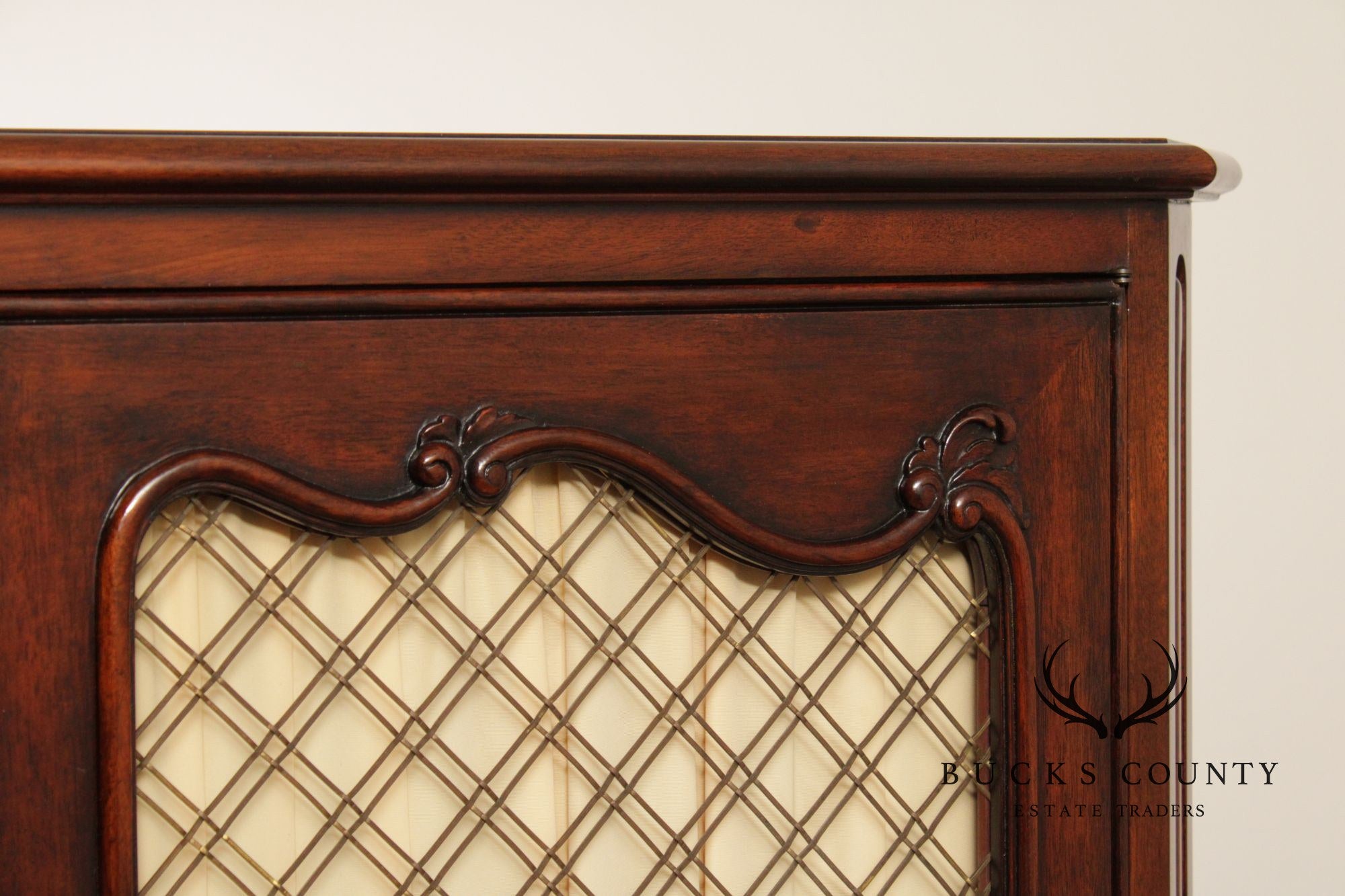 French Country Style Mahogany Armoire or Tall Chest