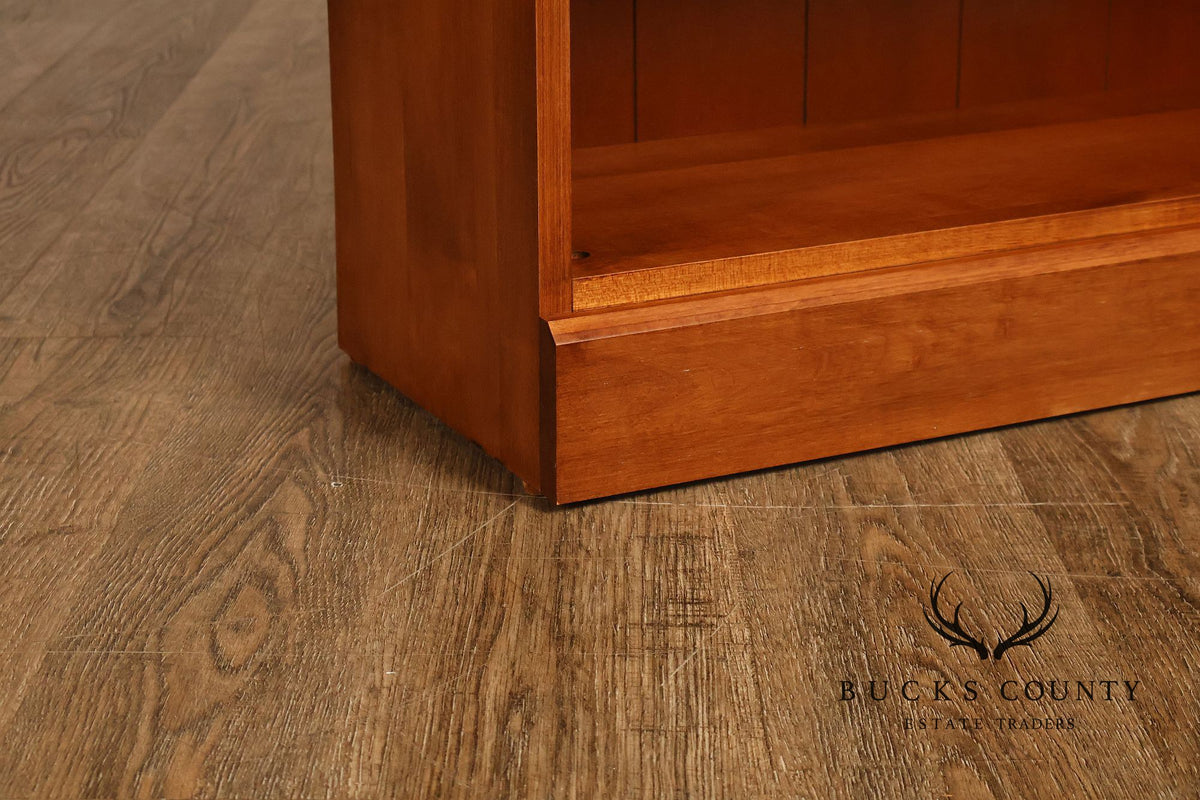 Ethan Allen 'Country Colors' Maple Open Bookcase