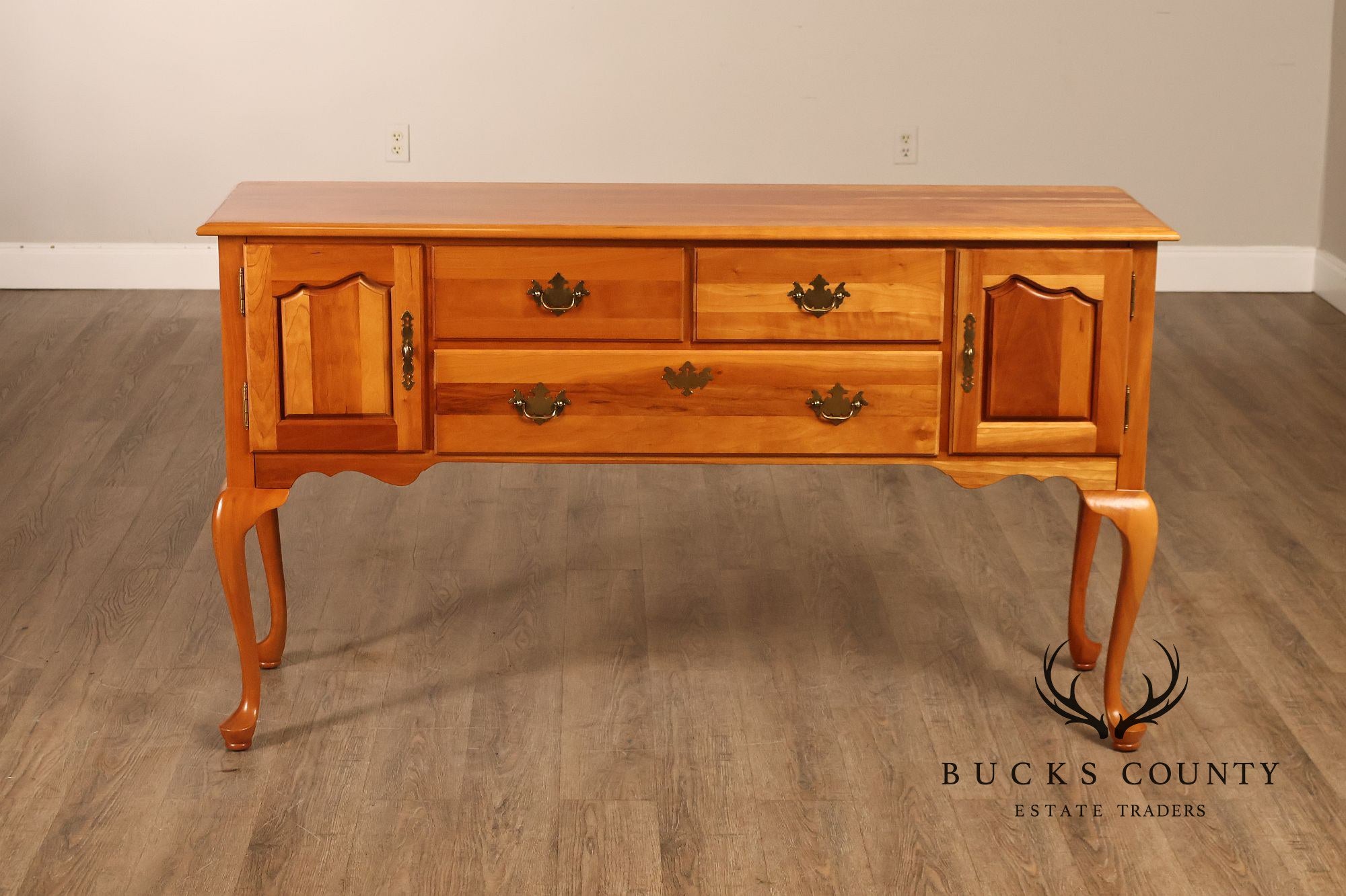 Nathan Hale Natural Finish Solid Cherry Sideboard