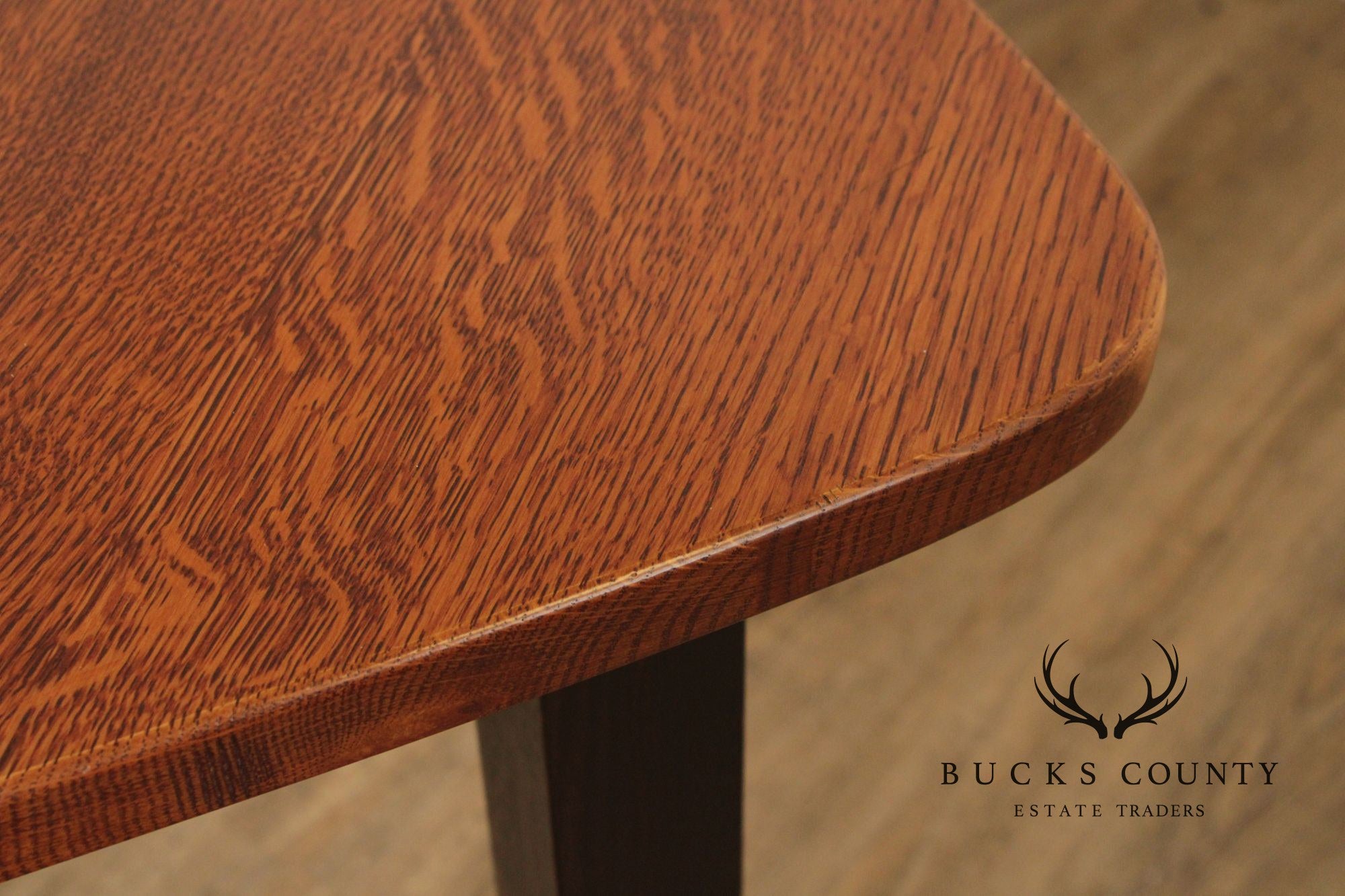 Custom Quality Modern Guitar Pick Oak Counter Height Dining Table