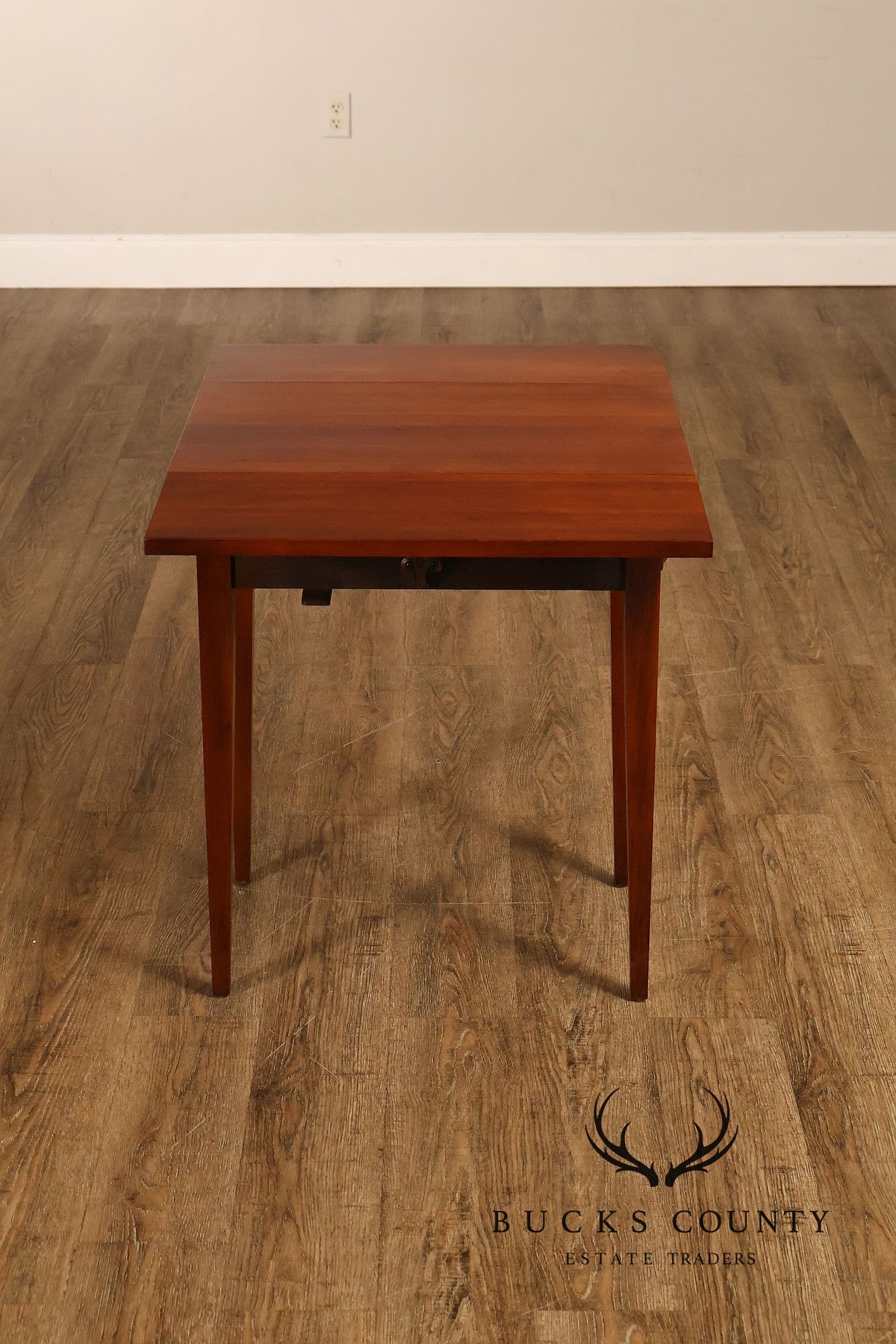 Federal Style Pair of Cherry Pembroke Side Tables