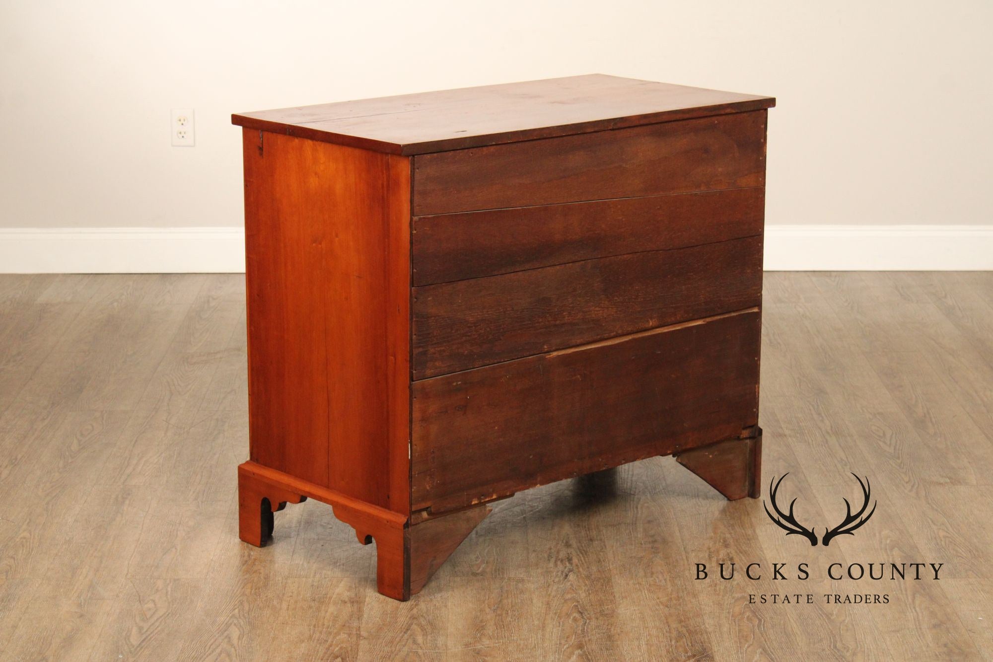 Antique American Chippendale Period Maple Chest of Drawers