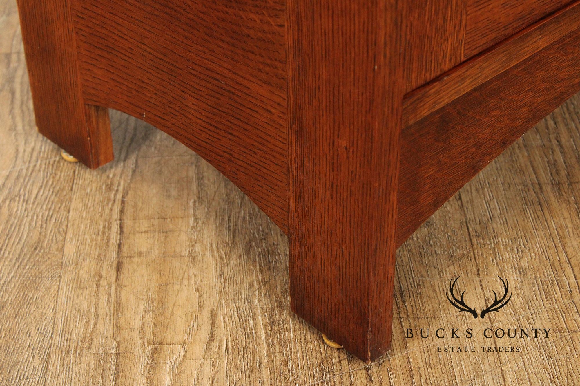 Stickley Mission Collection Oak Display Cabinet