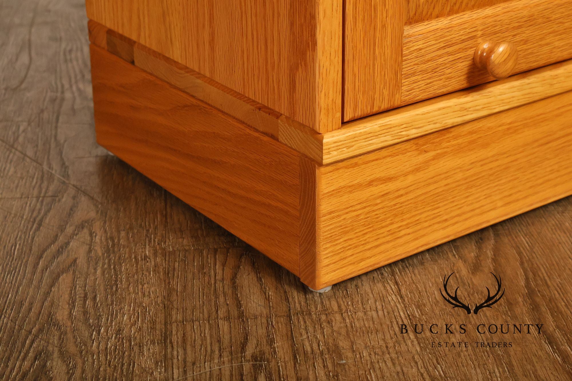 Amish Made Oak Five Stack Barrister Bookcase