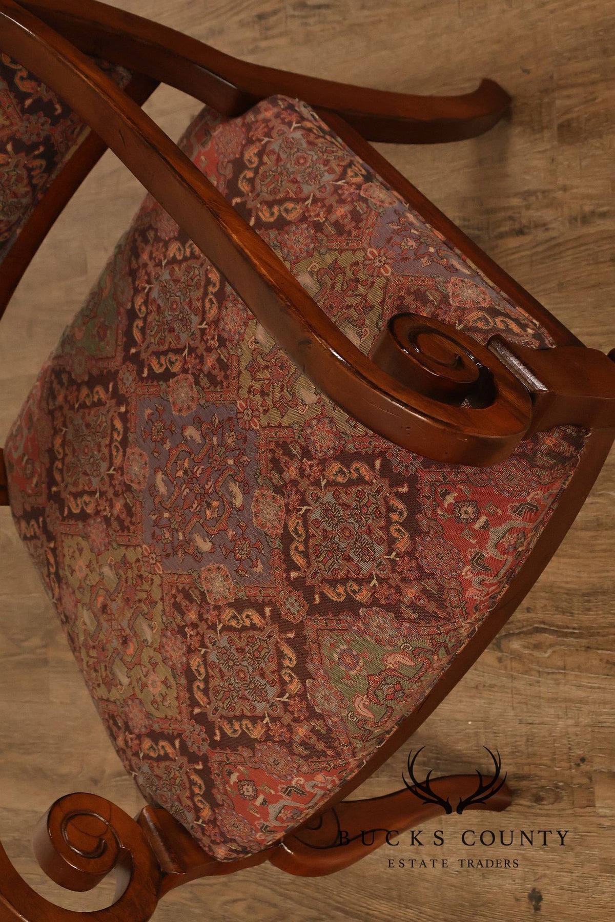 Hickory Chair Pair of Charles X Style Armchairs