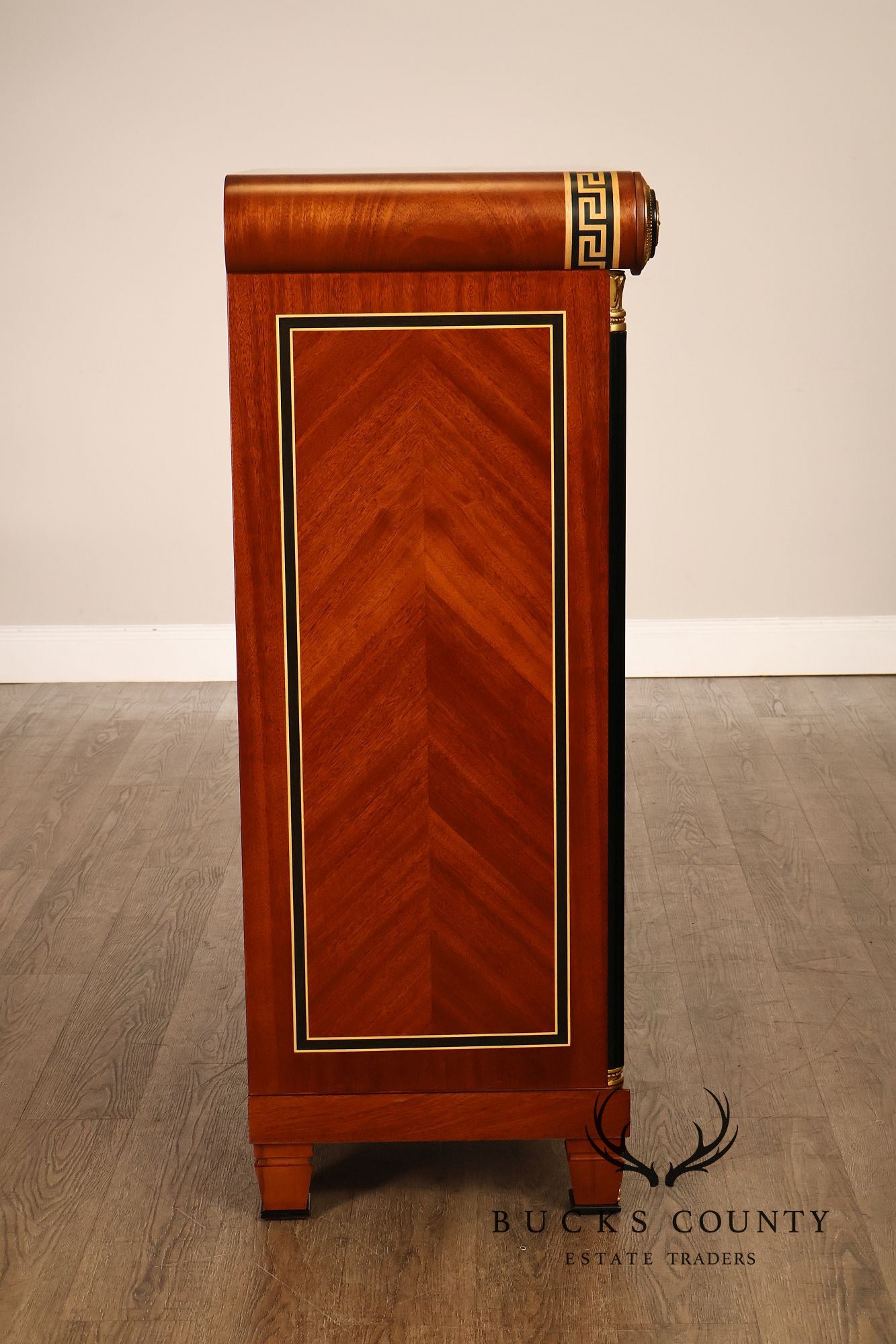 Infinity Furniture Neoclassical Style Mahogany Tall Chest