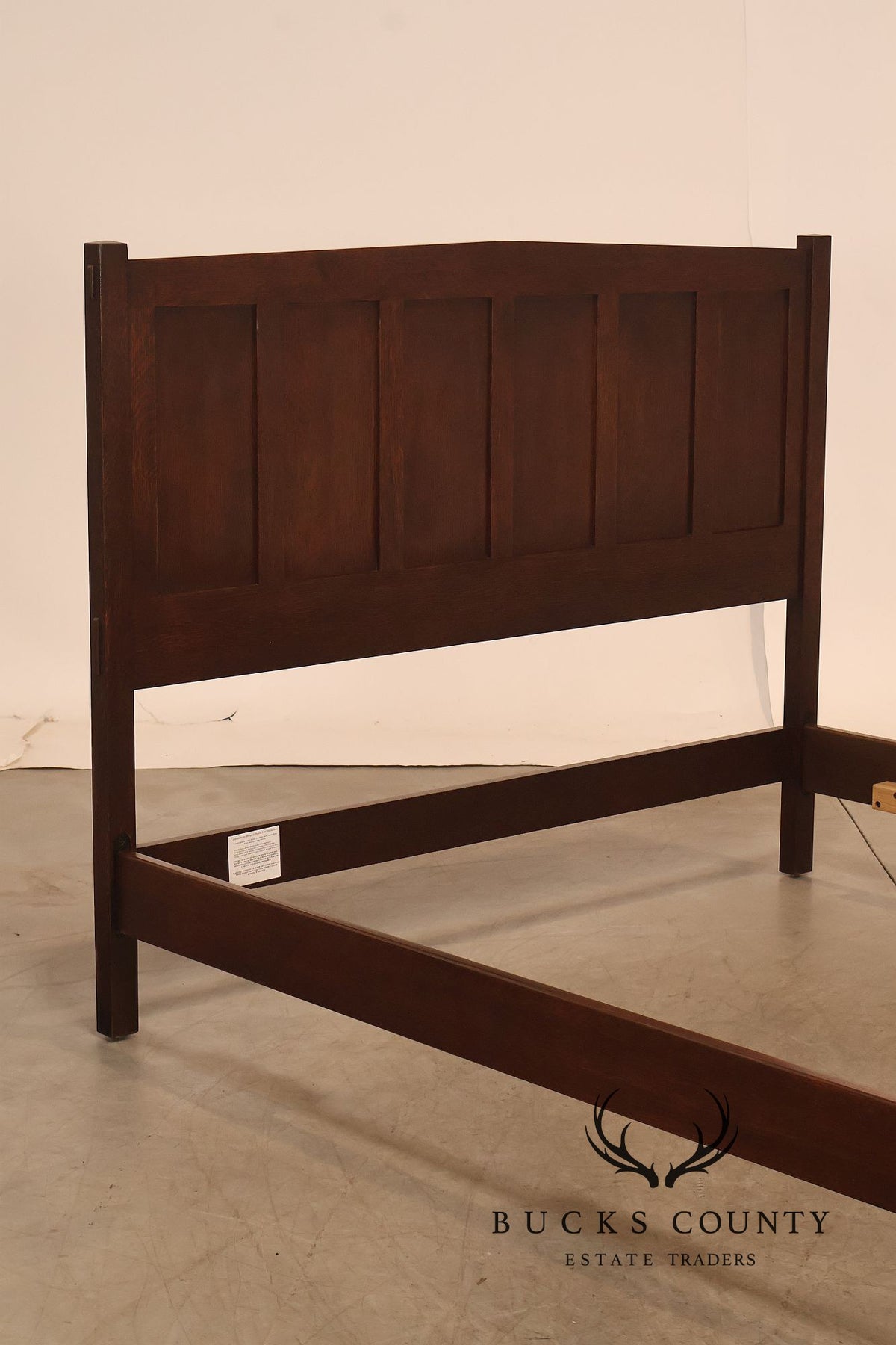 Stickley Mission Collection Oak Panel Queen Bed