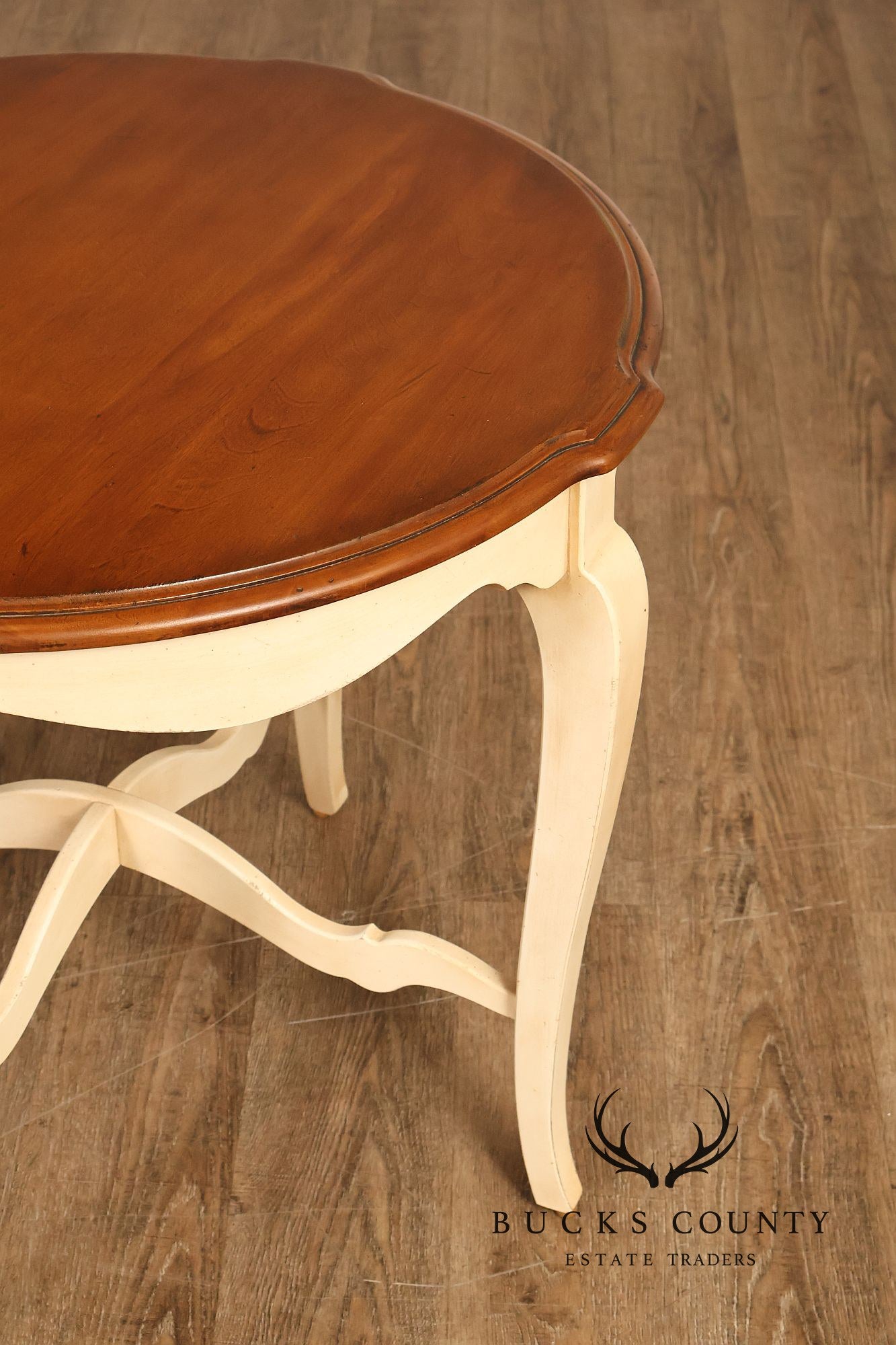 Ethan Allen French Country Round Accent Side Table