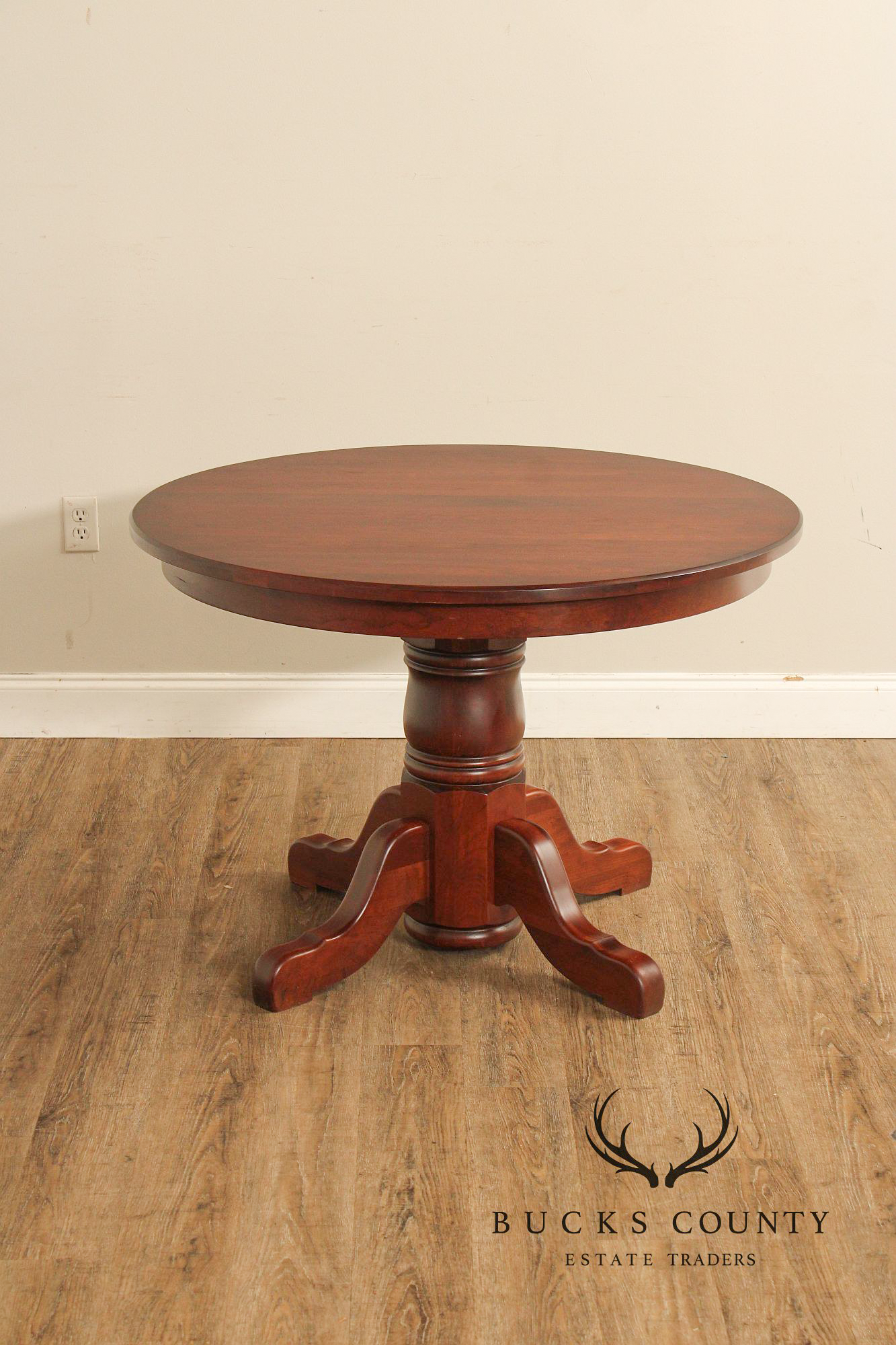 Hunt Country Furniture Round Top Cherry Dining Table