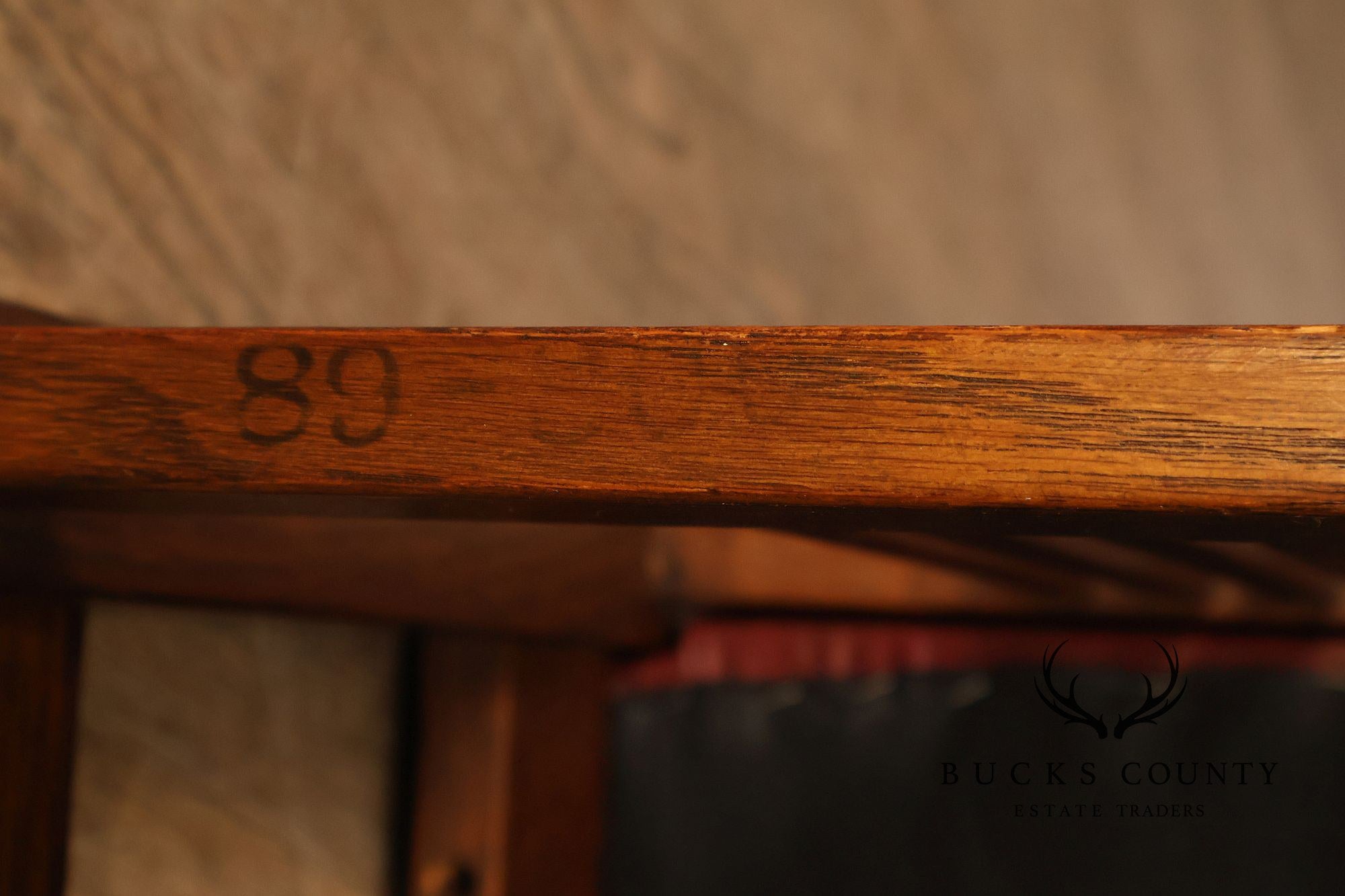 Stickley Mission Collection Oak Upholstered Bench