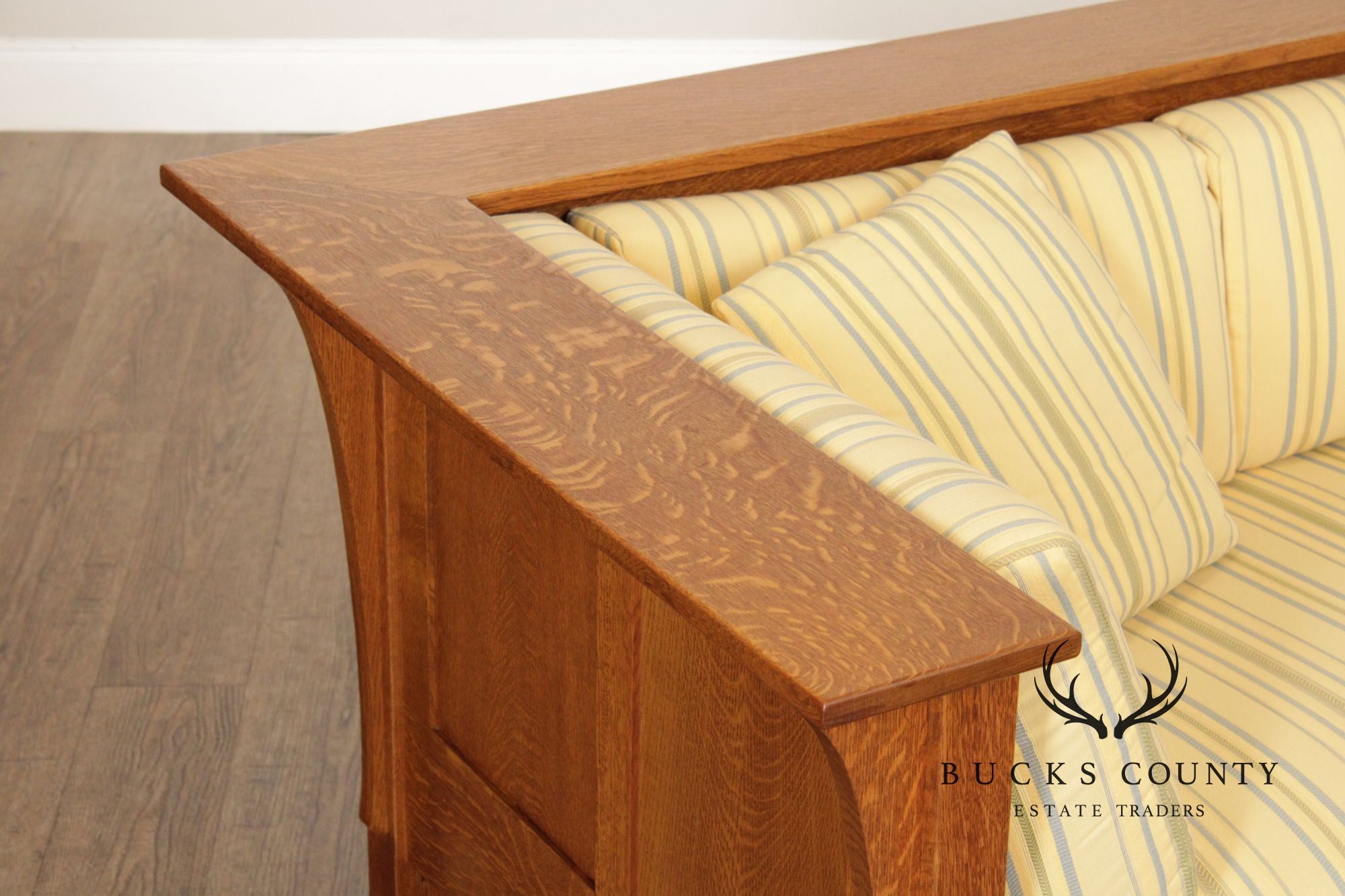 Stickley Mission Collection Oak Prairie Loveseat Sofa