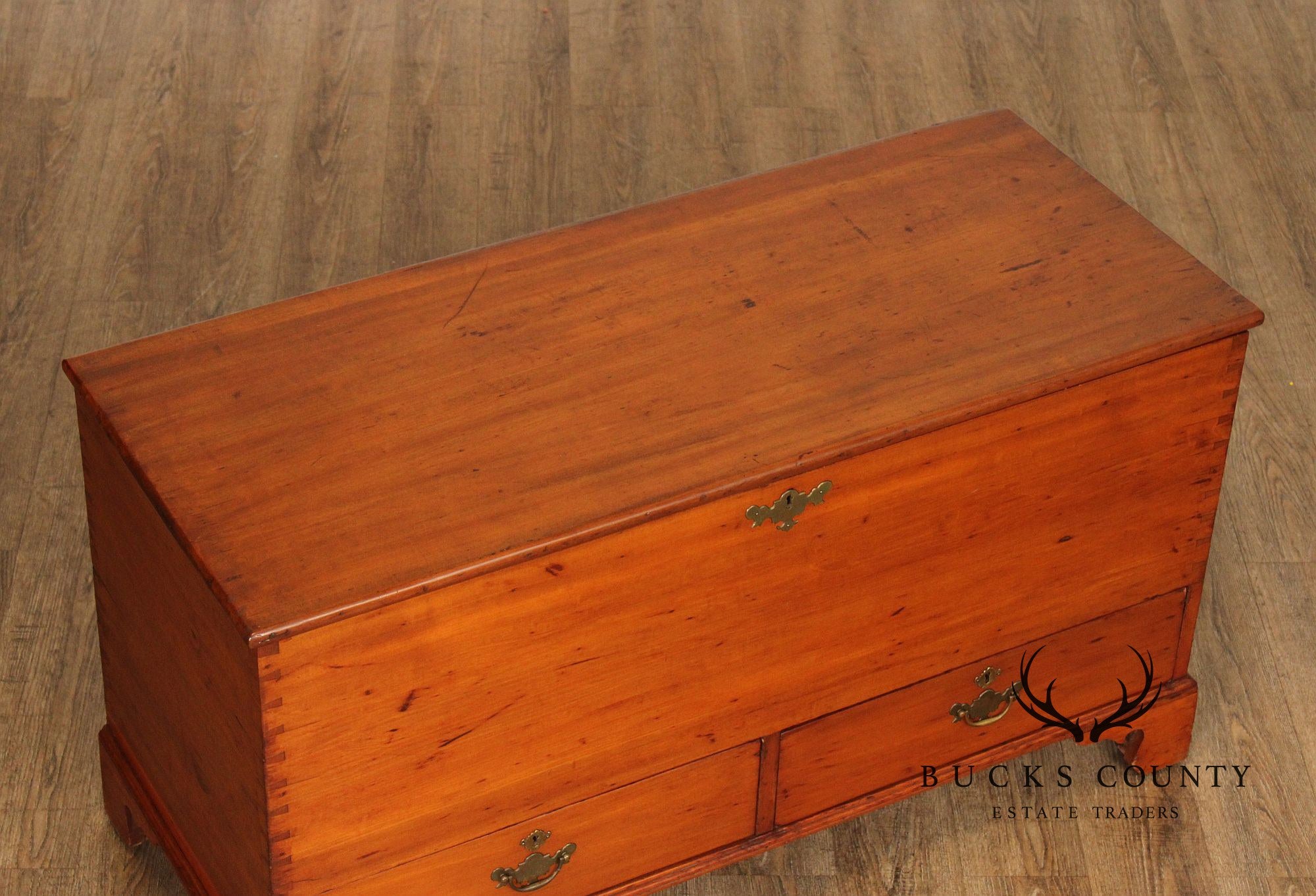 Antique Chippendale Style Blanket Chest