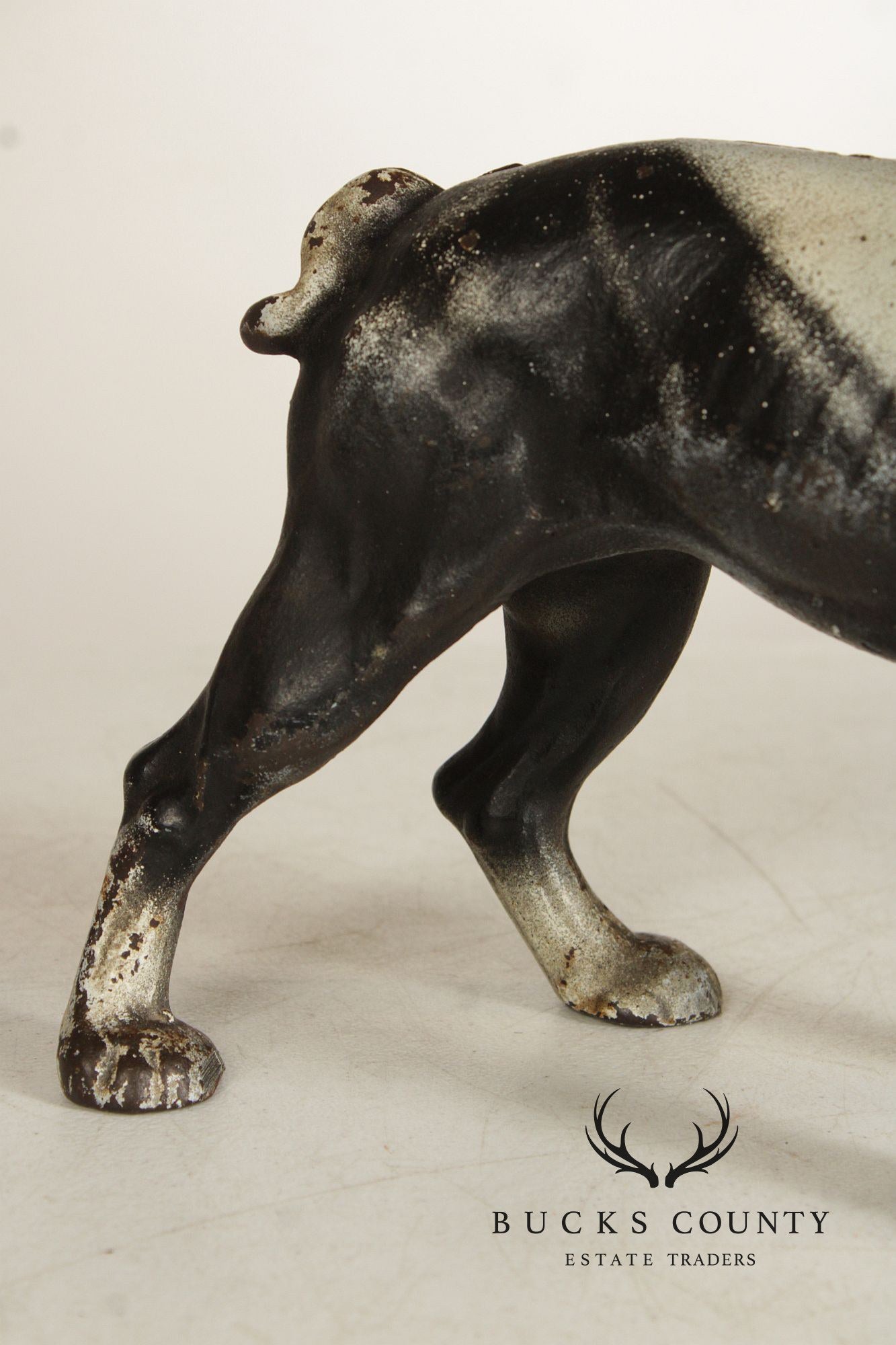 Vintage Cast Iron Boston Terrier Door Stop