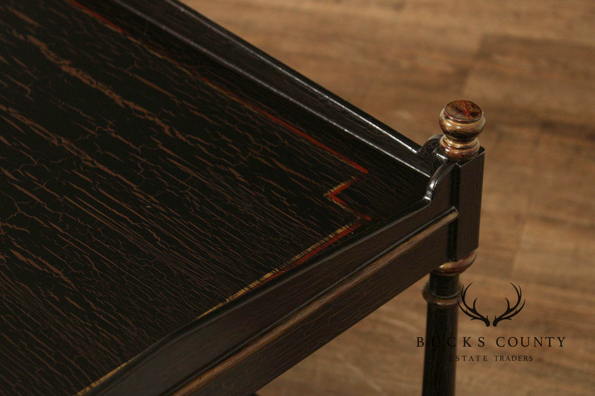 Regency Style Distressed Painted Coffee Table