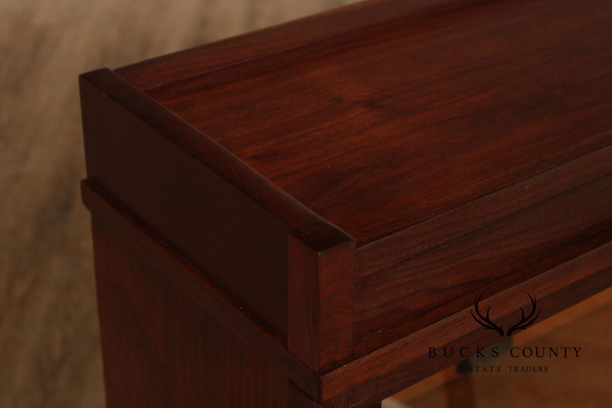 Globe Wernicke Antique Walnut Two-Section Barrister Bookcase