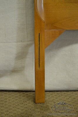 Mid Century Modern Light Walnut Danish Style Full Size Headboard
