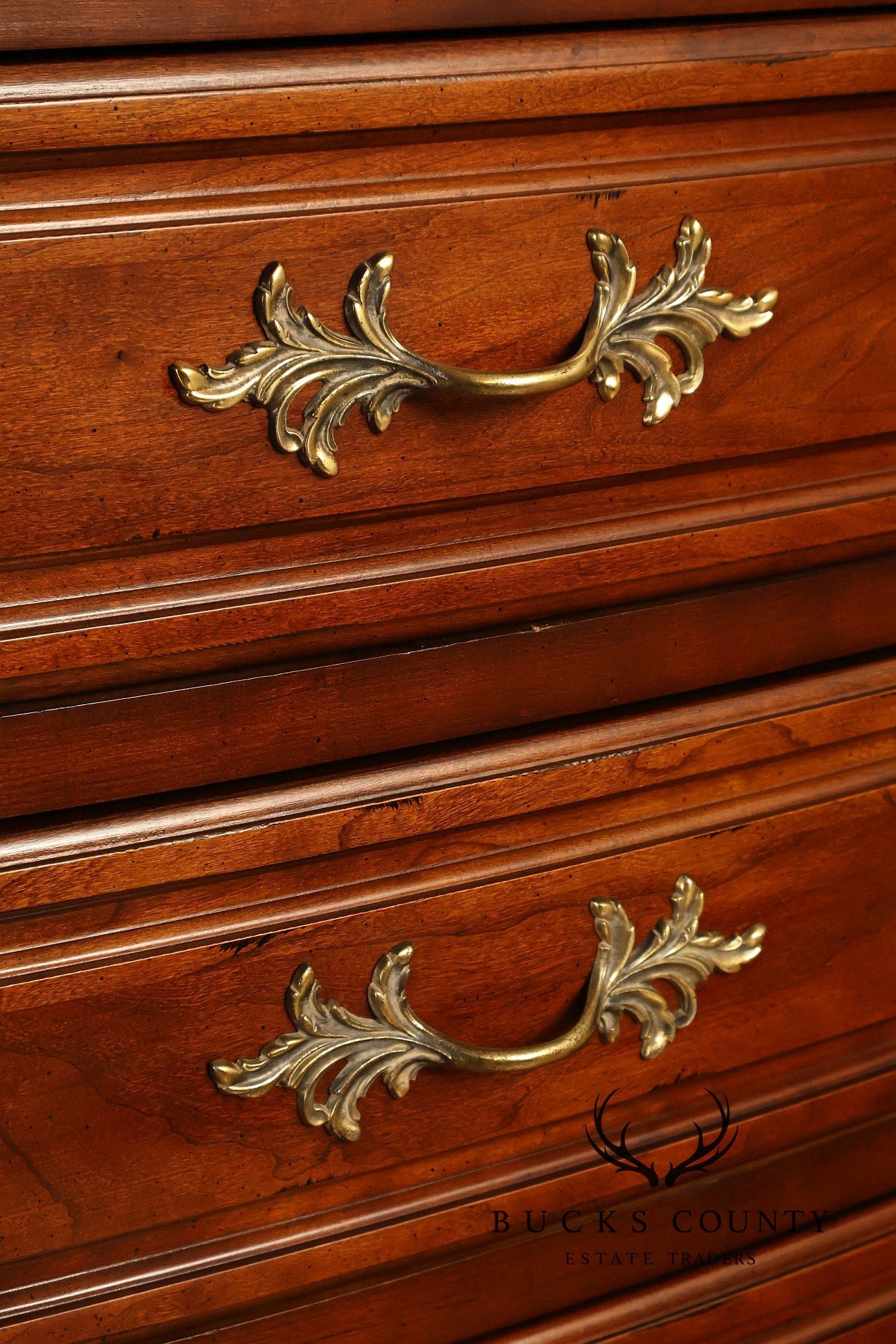 Century Furniture French Louis XV Style Cherry Lingerie Chest