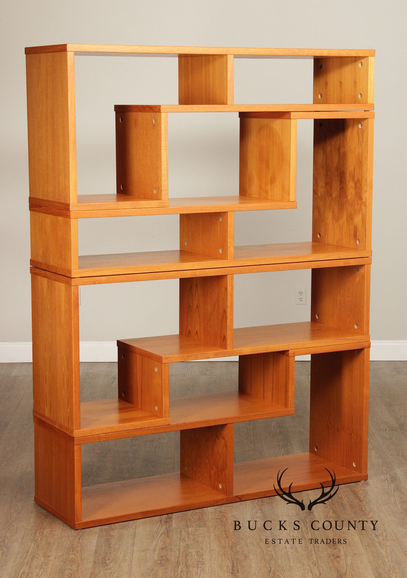 Danish Modern Teak Modular Bookcase