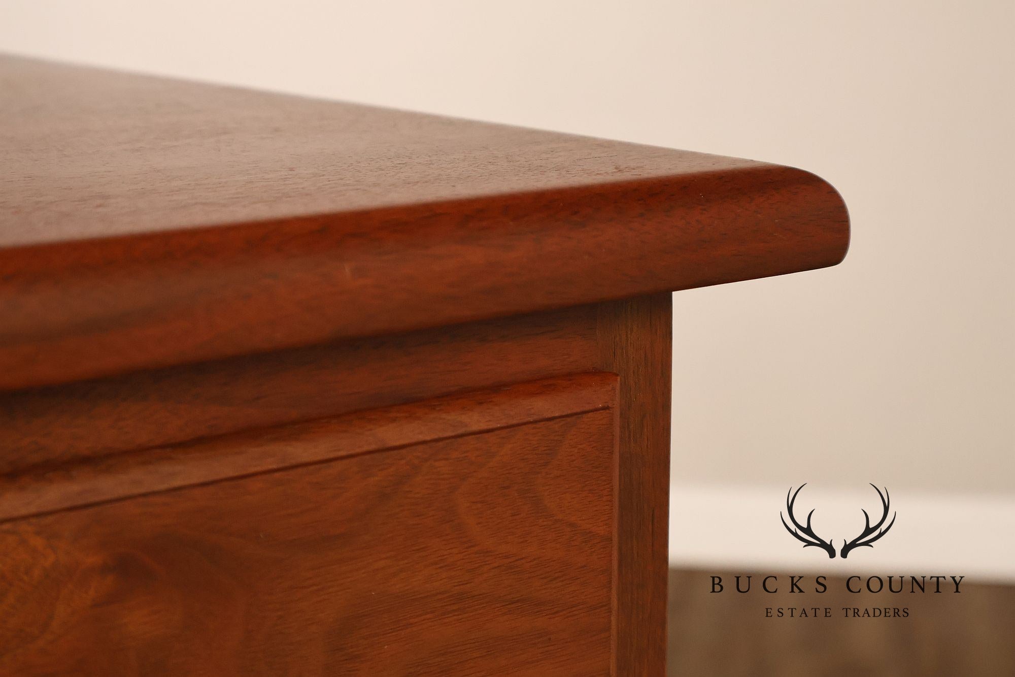 E.A. Clore Custom Walnut High Chest