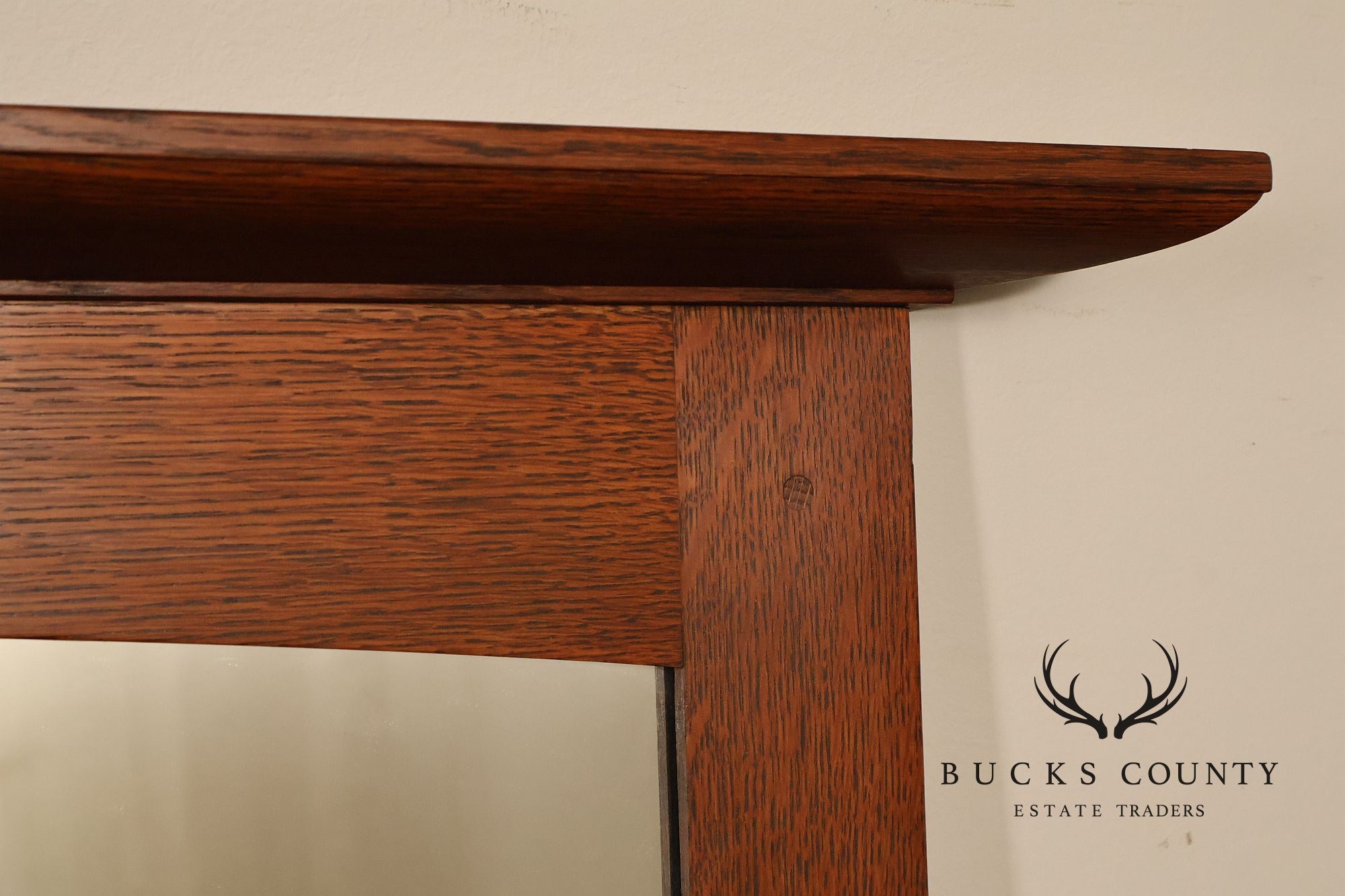 Stickley Mission Collection Oak Wall Mirror