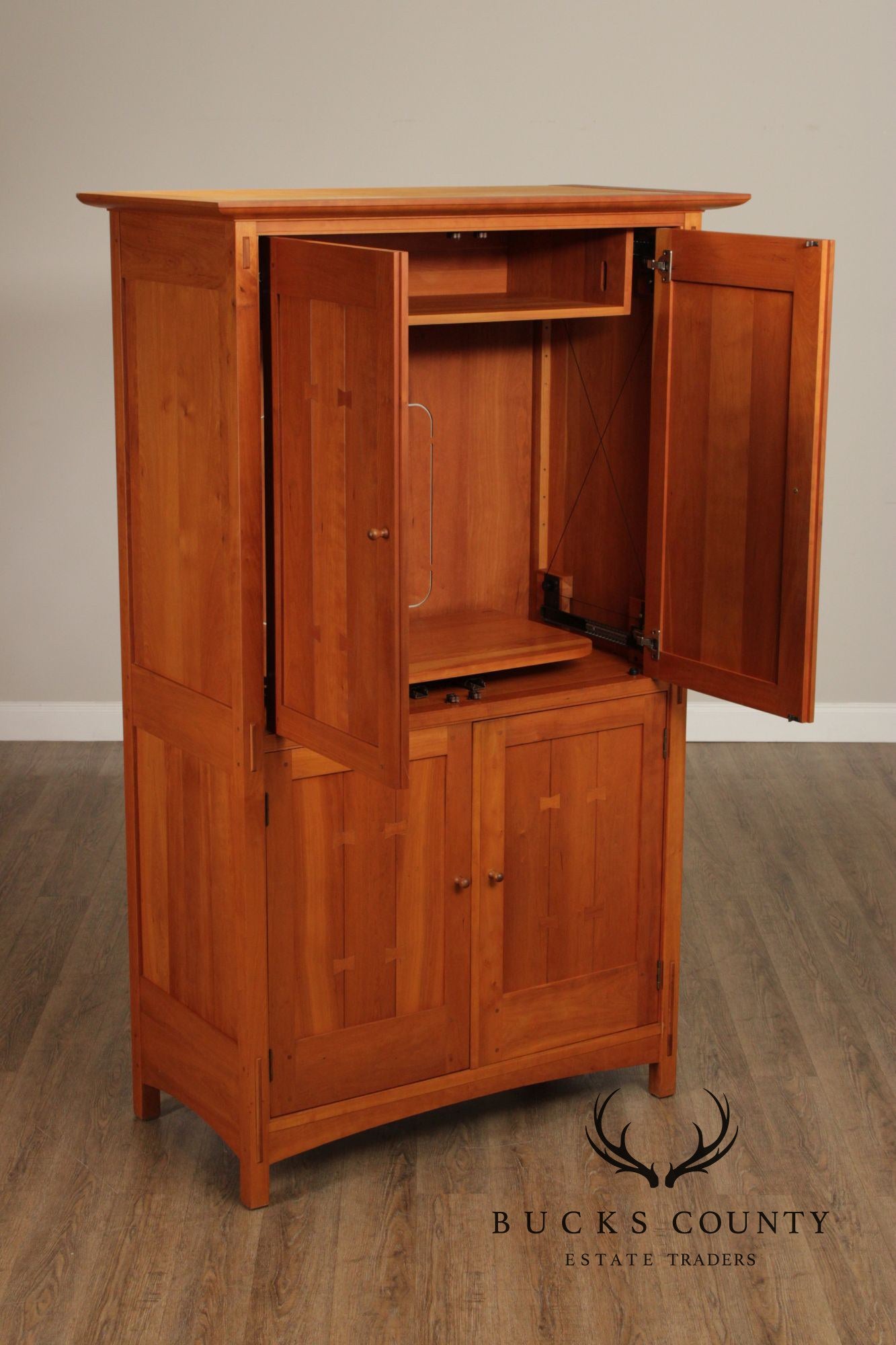 Stickley Mission Collection Cherry Entertainment Armoire