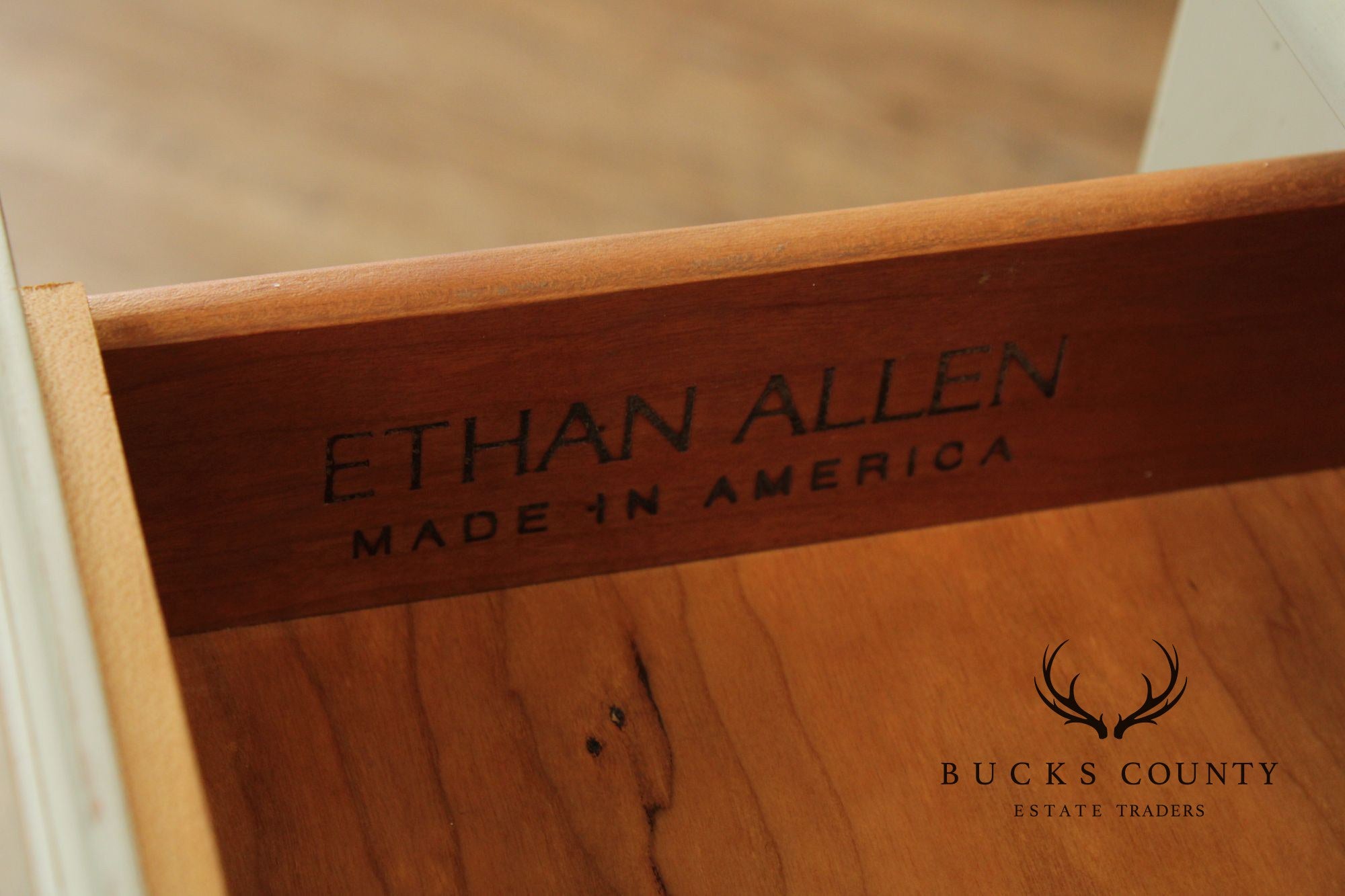 Ethan Allen 'Maison' Painted Executive Writing Desk