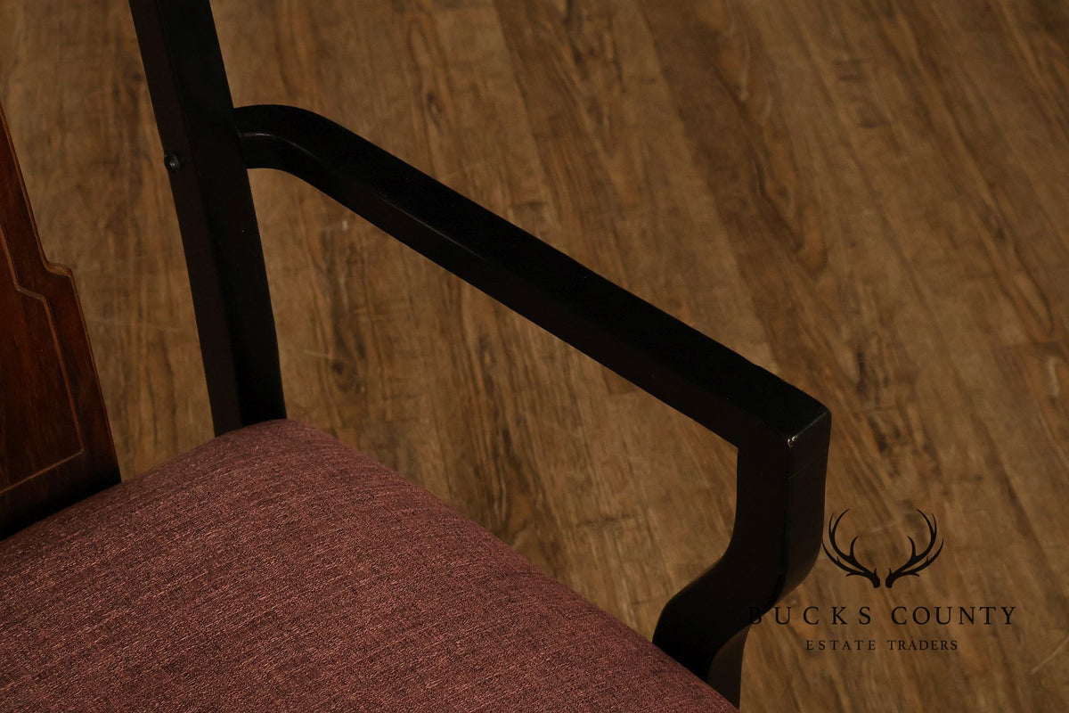 Thomasville Embassy Set Of 6 Chinoiserie Asian Inspired Dining Chairs