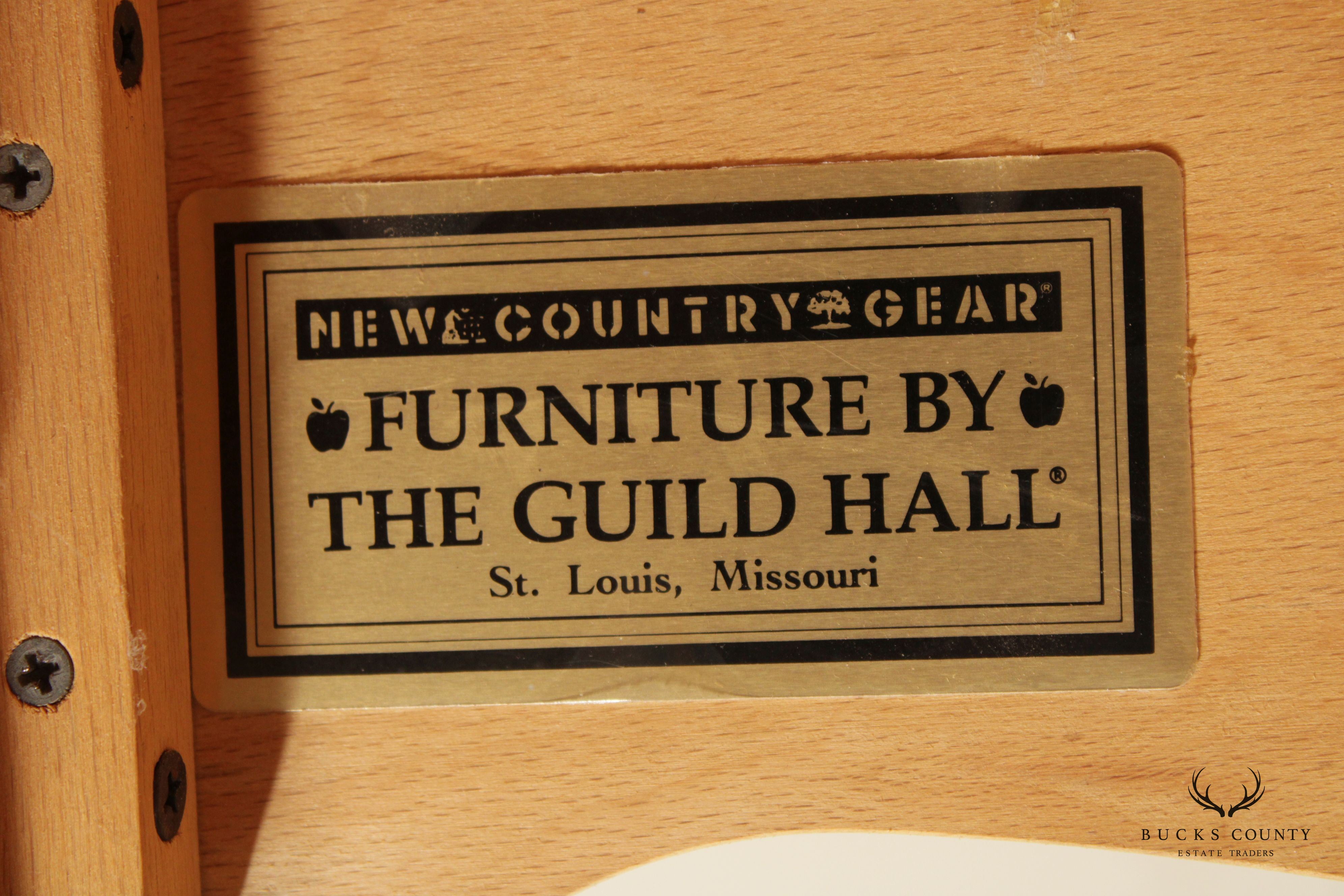 The Guild Hall French Country Style Carved and Painted Coffee Table