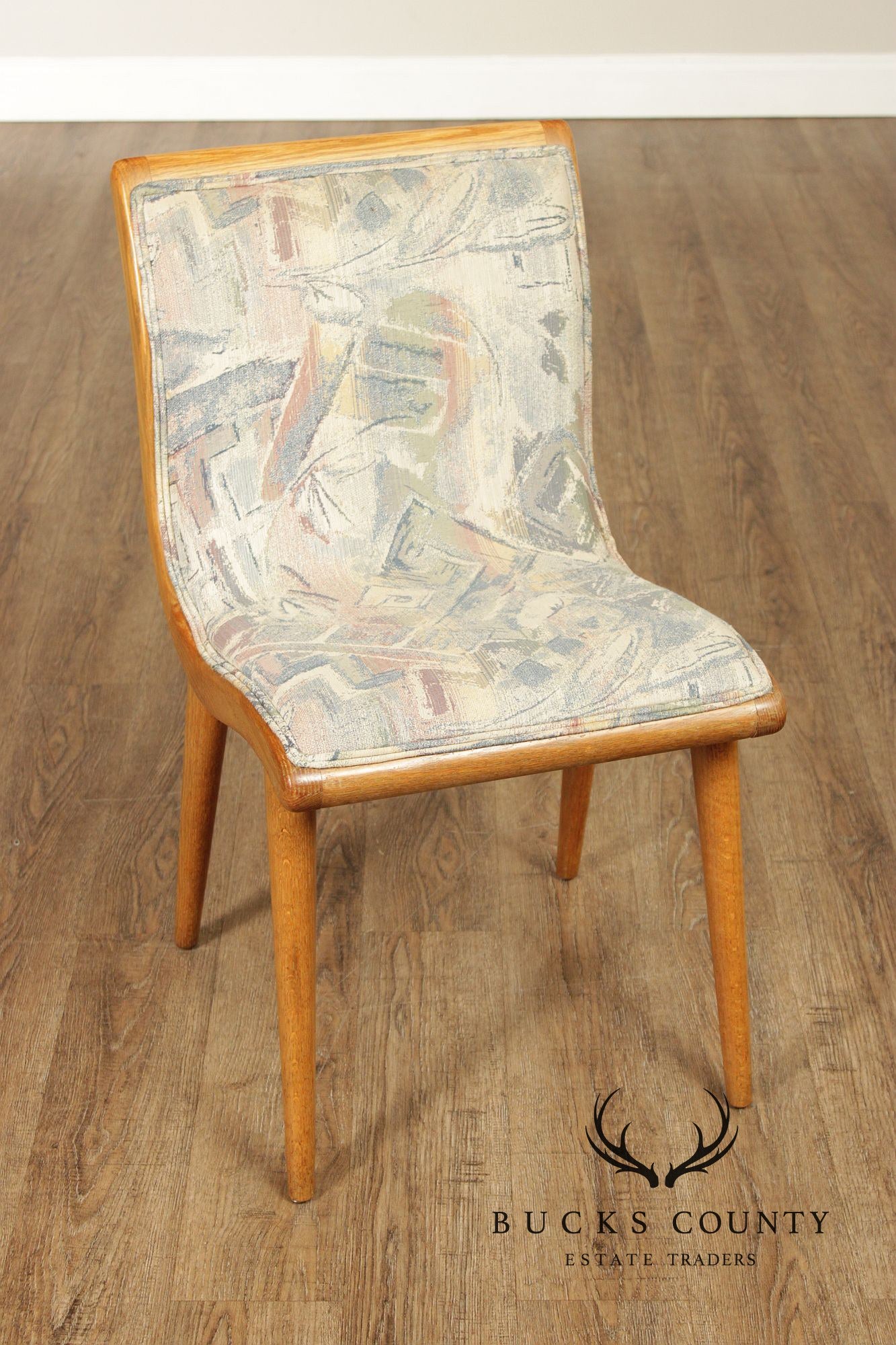 Vintage Mid Century Modern Set Of Six Dining Chairs