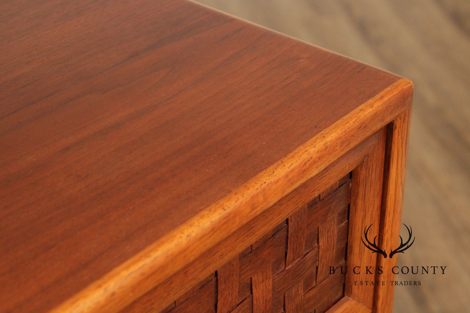 Lane Mid Century Modern Walnut Tall Chest