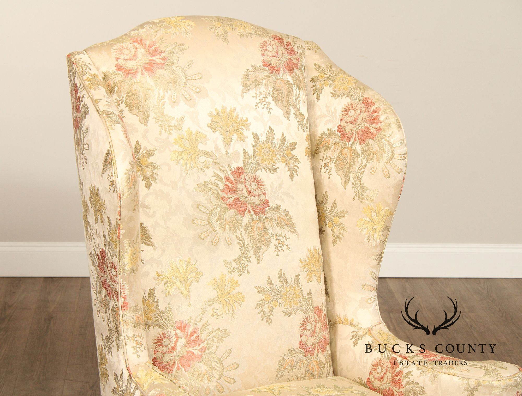 Georgian Style Mahogany Wingback Armchair