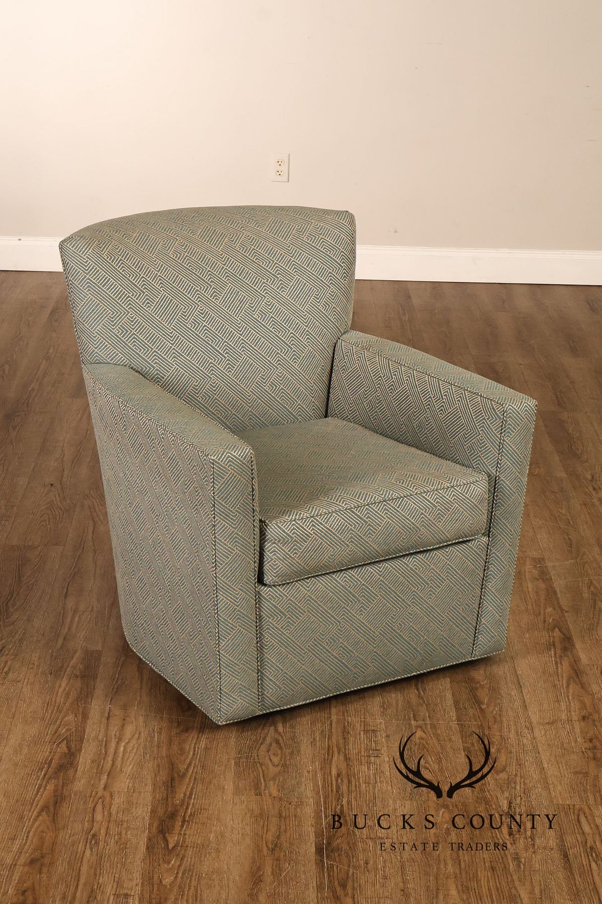 Ethan Allen Contemporary Pair of 'Turner' Armchairs