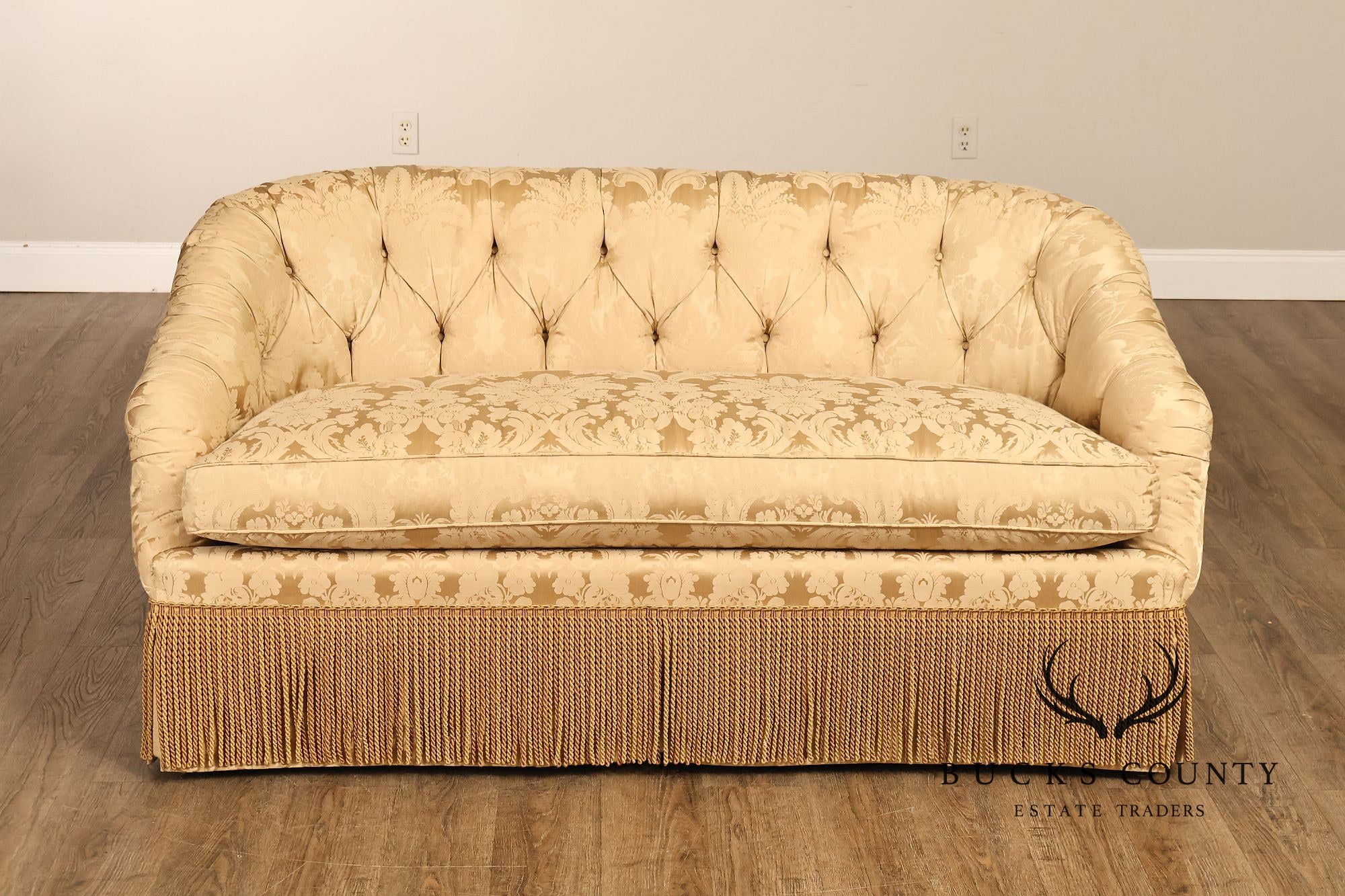 TRS Furniture Button-Tufted Upholstered Sofa